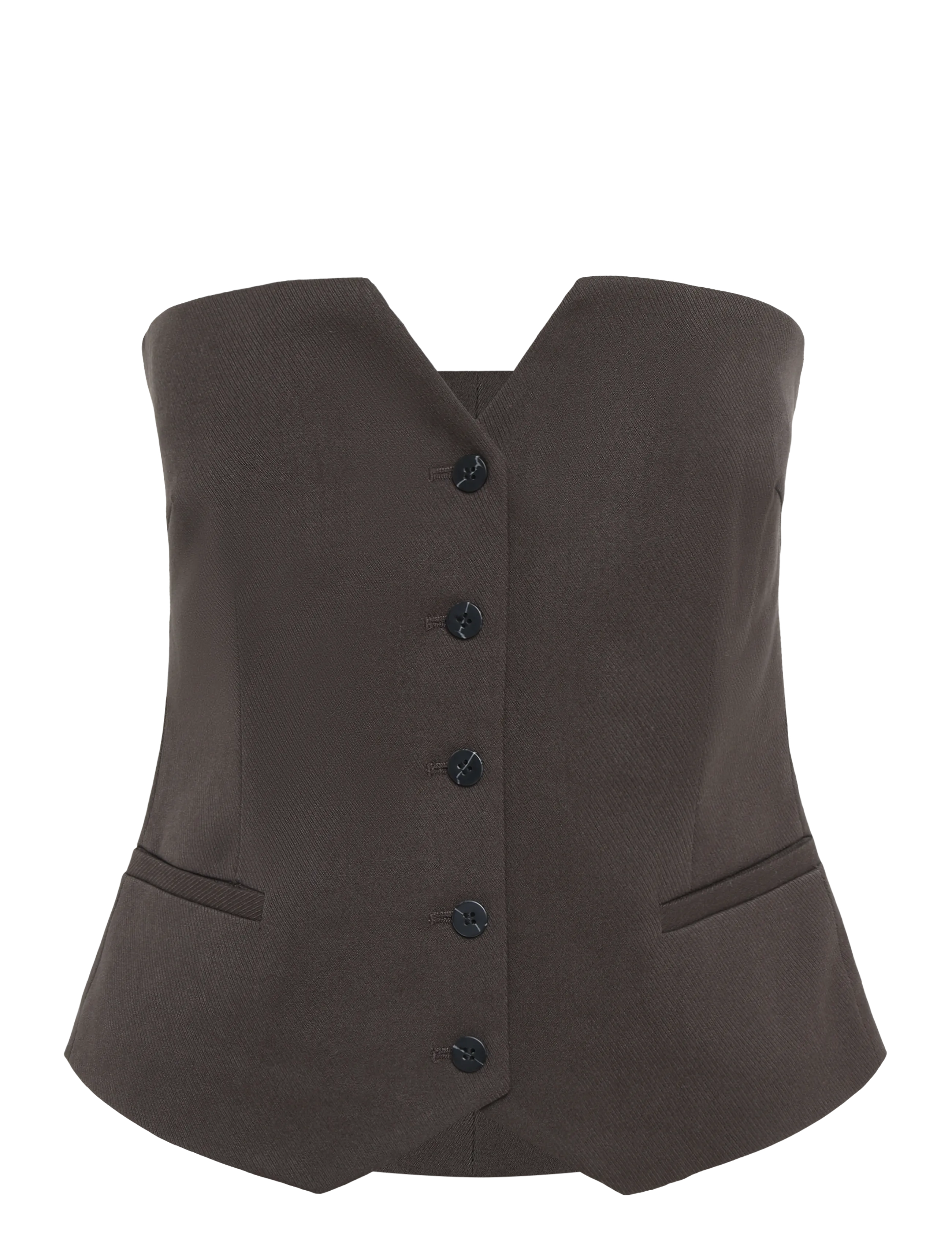 Copenhagen Muse CMTAILOR-CORSAGE - Kleidung - MULCH / brown