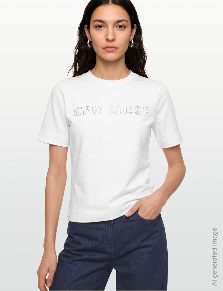Copenhagen Muse - CMMUSE-TEE - t-shirts - jet stream - 3