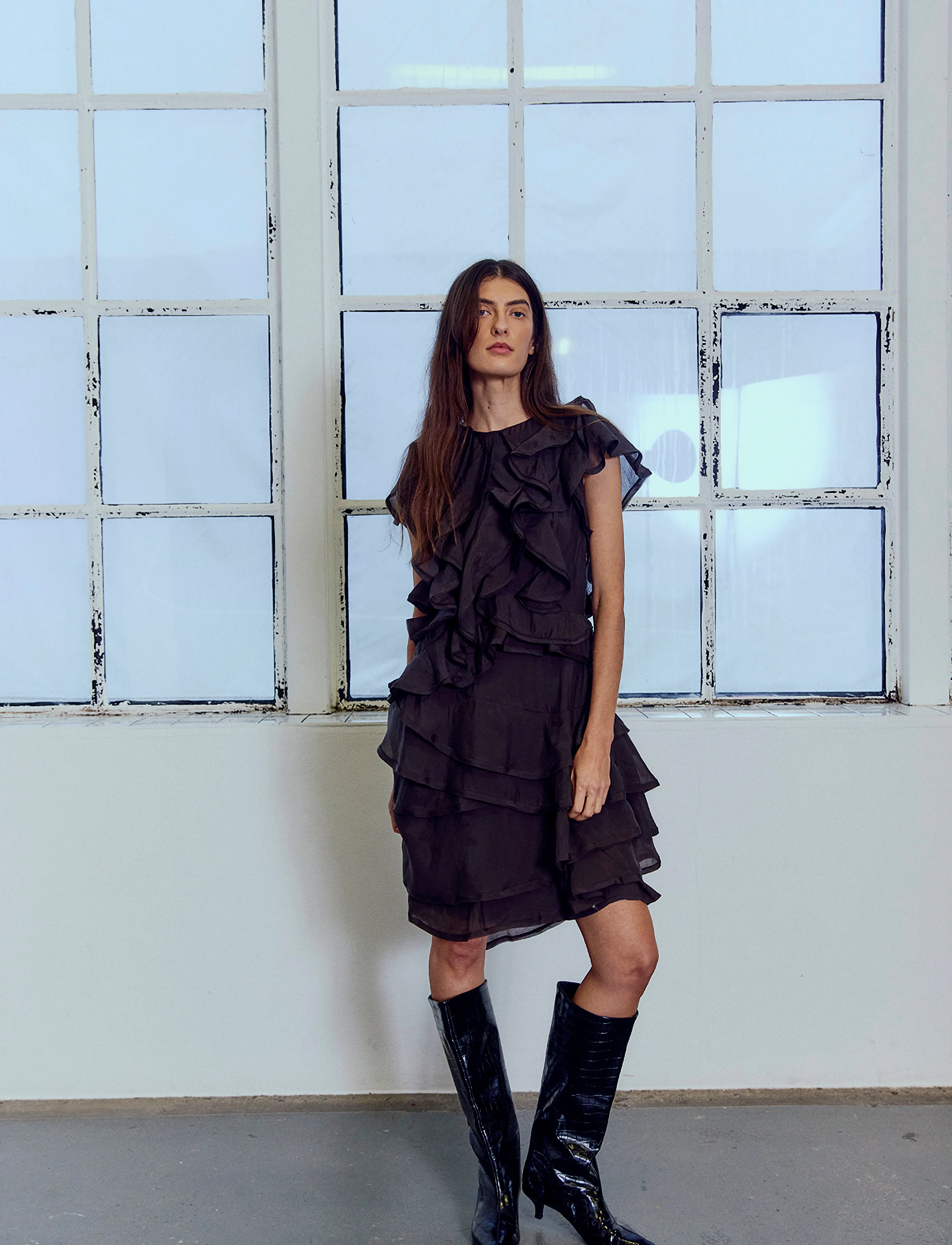 Copenhagen Muse CMTILLY-DRESS - Tänavastiil - MULCH / brown