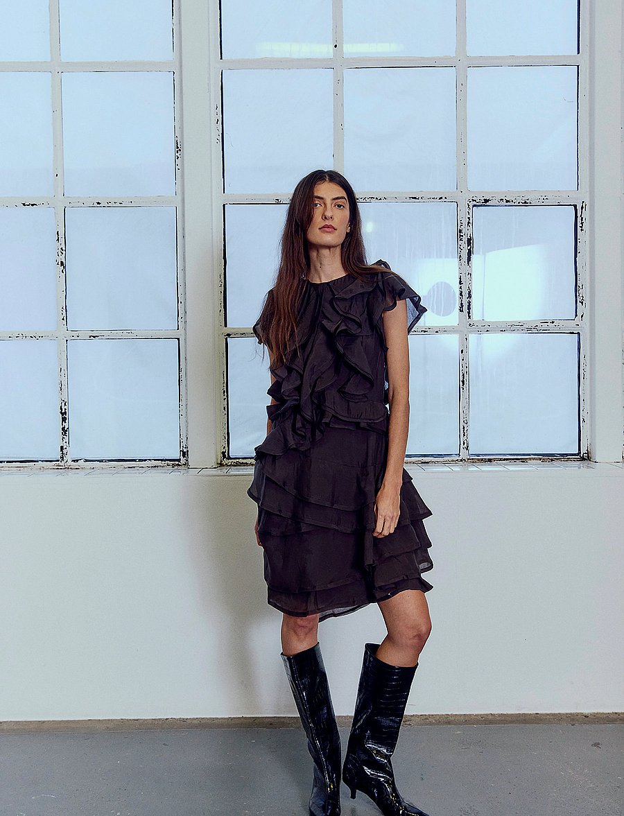 Copenhagen Muse - CMTILLY-DRESS - midikleidid - mulch - 0