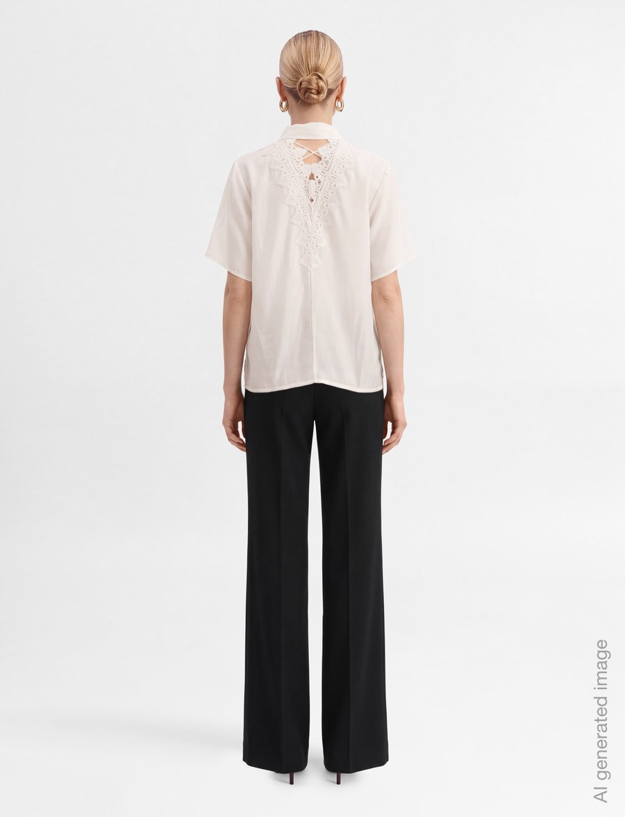 Copenhagen Muse - CMMOLLY-SHIRT - kurzärmlige hemden - jet stream - 4