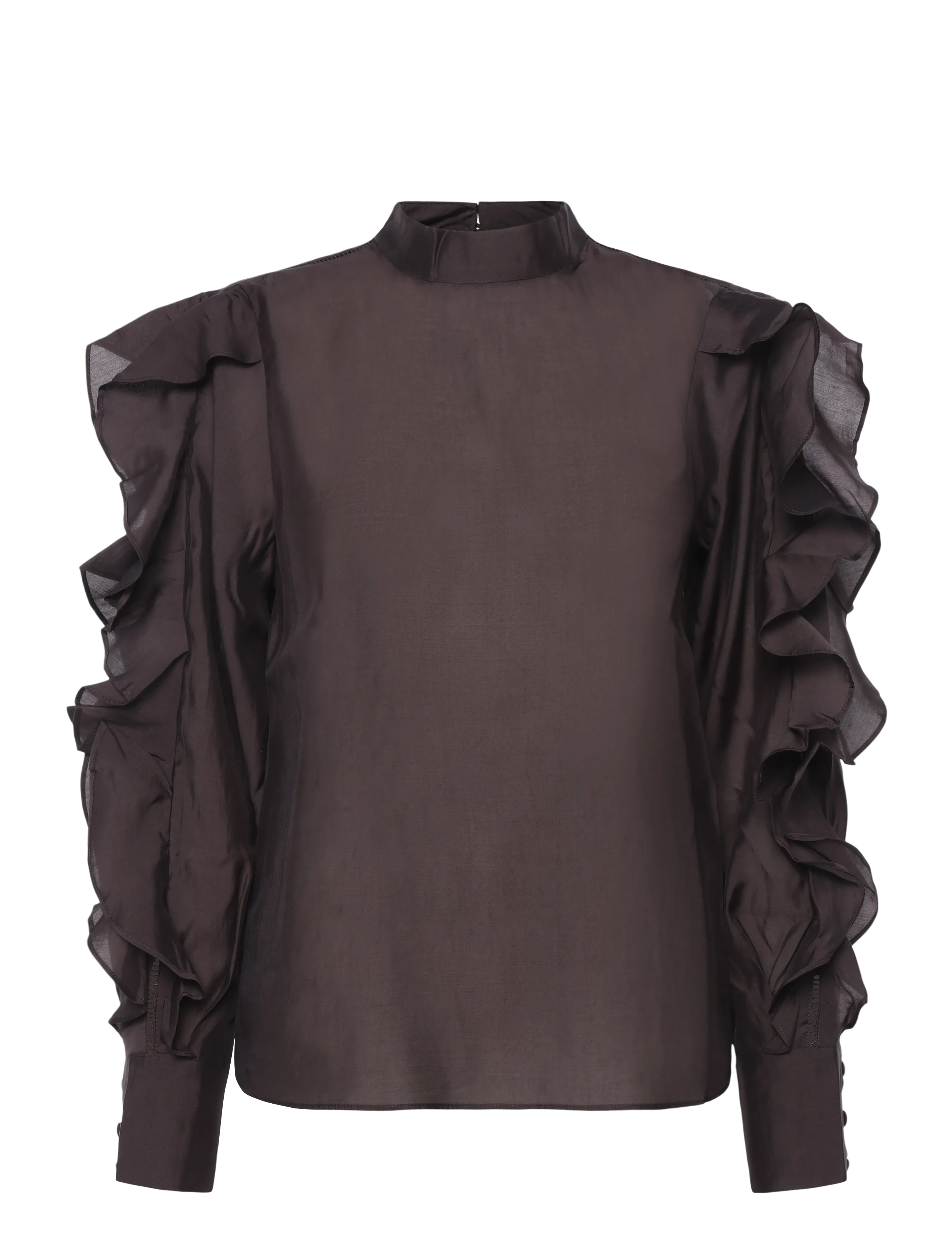 Copenhagen Muse CMMOLLY-BLOUSE - Kläder - MULCH / brown