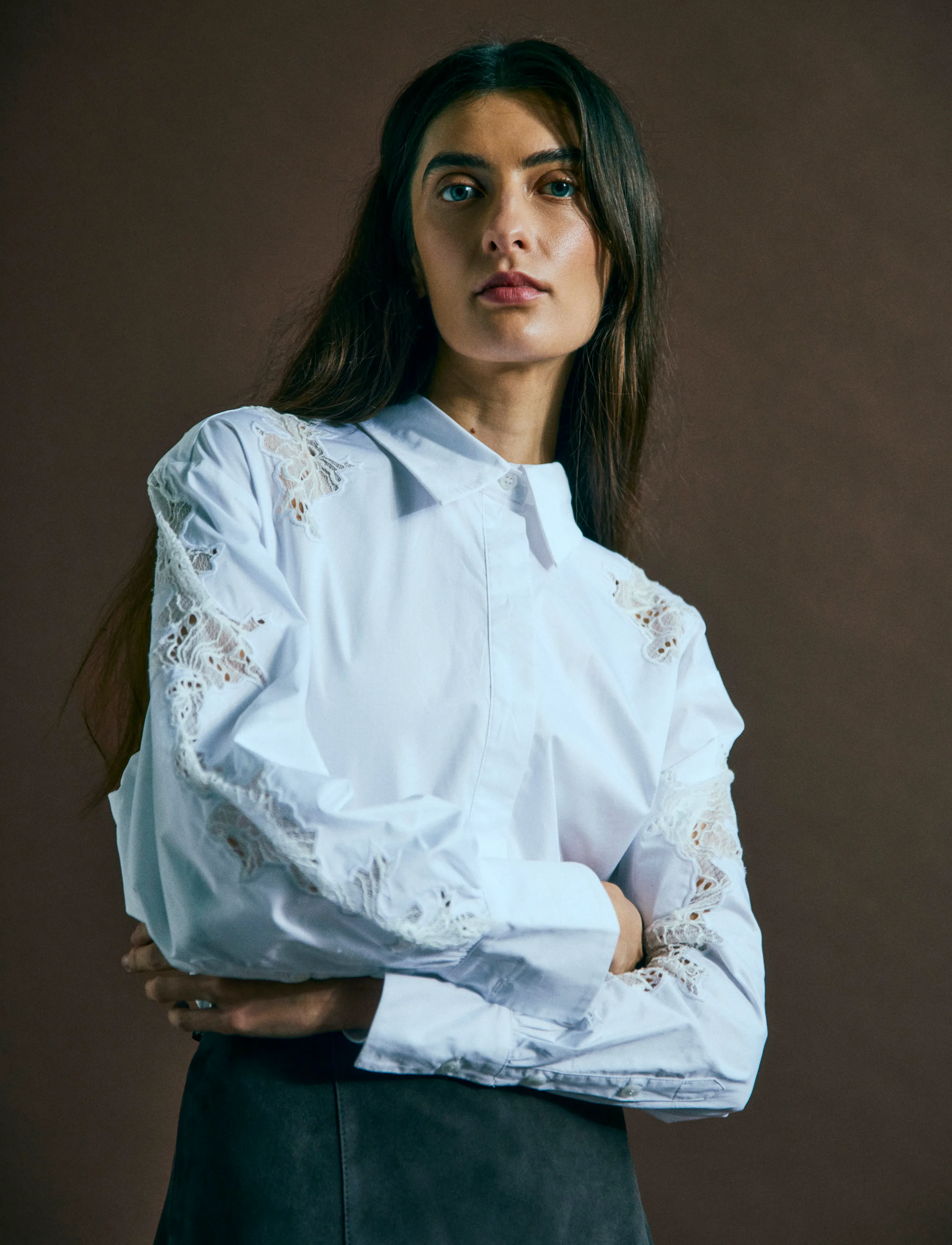 Copenhagen Muse - CMSHIRLEY-SHIRT - long-sleeved shirts - bright white - 3