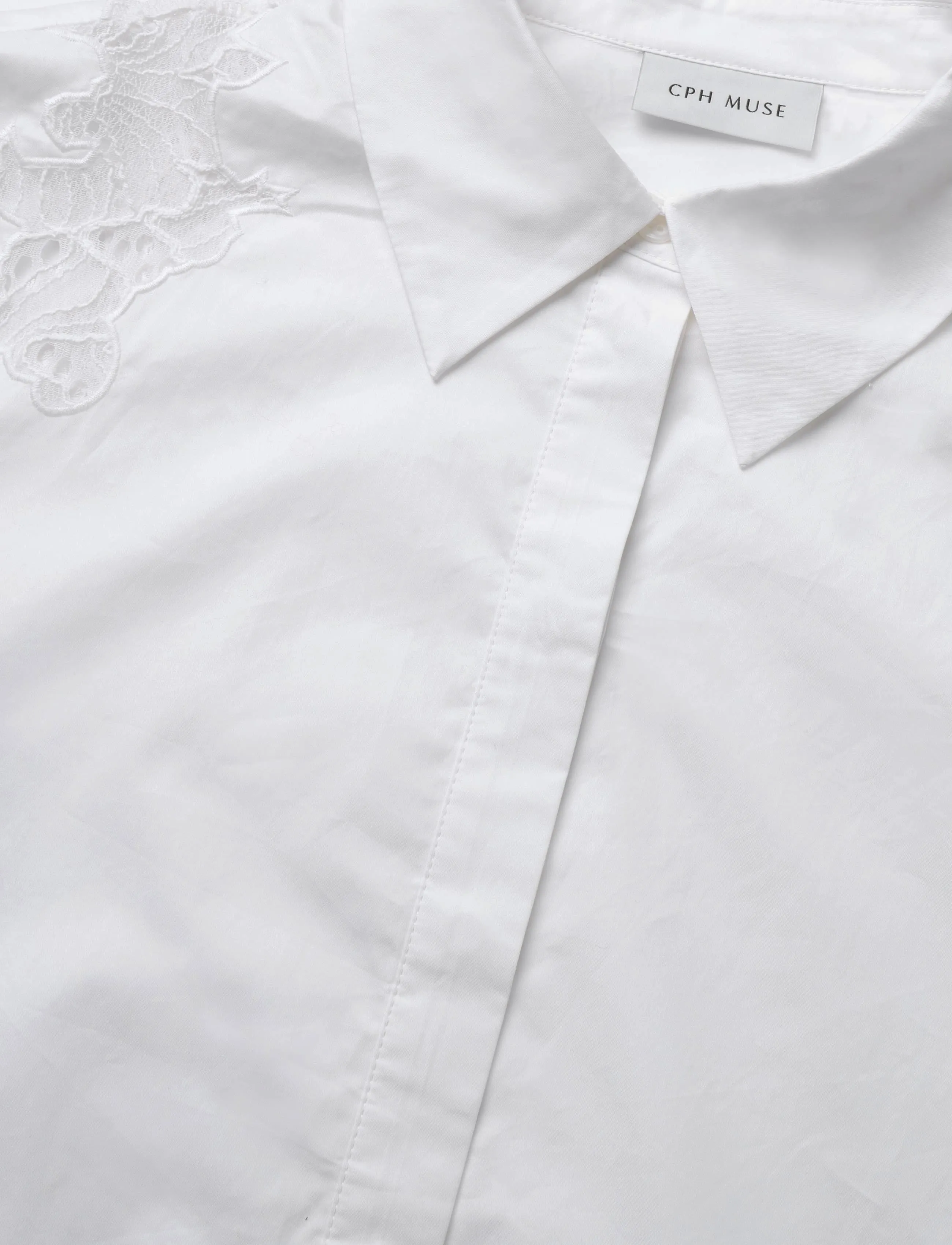 Copenhagen Muse - CMSHIRLEY-SHIRT - long-sleeved shirts - bright white - 4