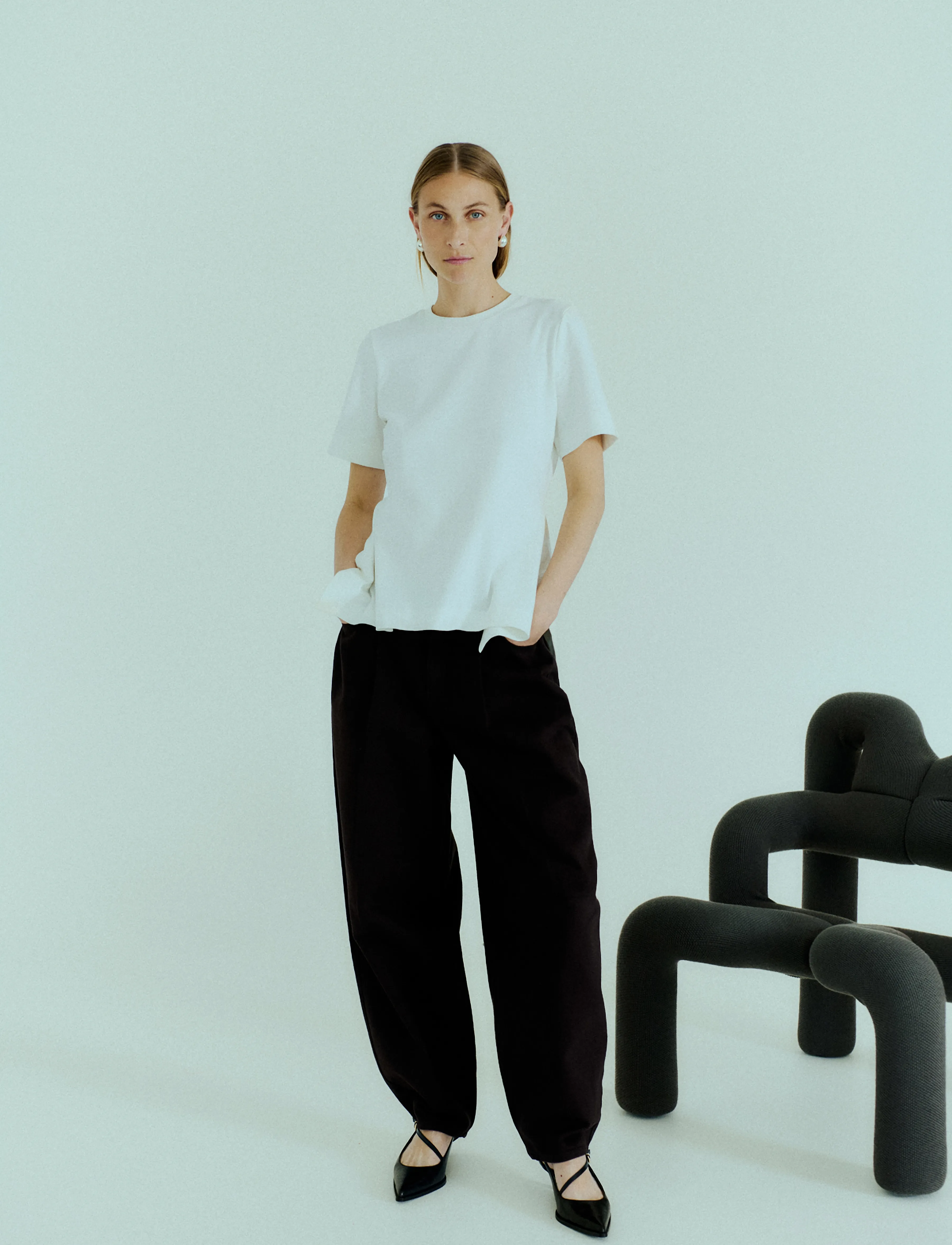 Copenhagen Muse CMANORA-PANTS - Kläder - BLACK / black