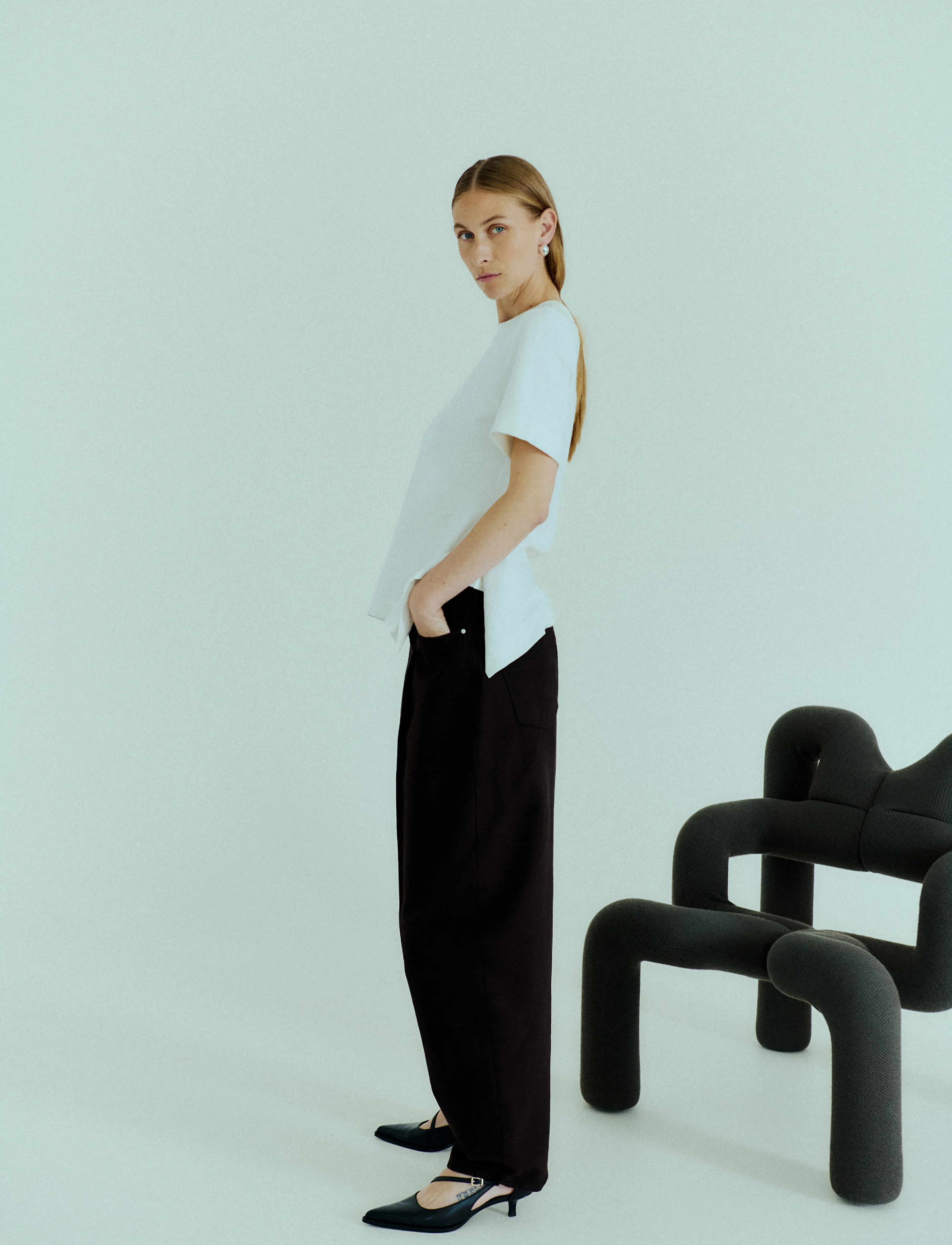 Copenhagen Muse - CMANORA-PANTS - barrel jeans - black - 3