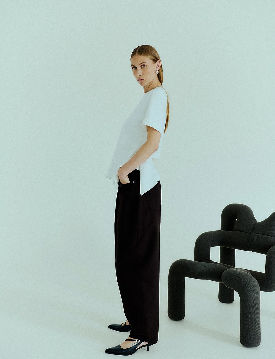 Copenhagen Muse - CMANORA-PANTS - barrel jeans - black - 3