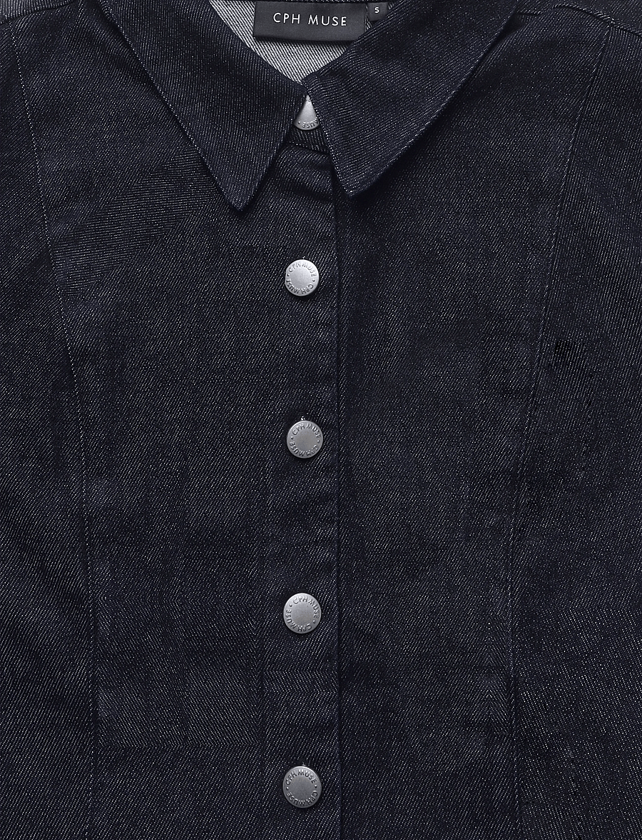 Copenhagen Muse - CMANNAIS-SHIRT - jeanshemden - dark blue denim - 2