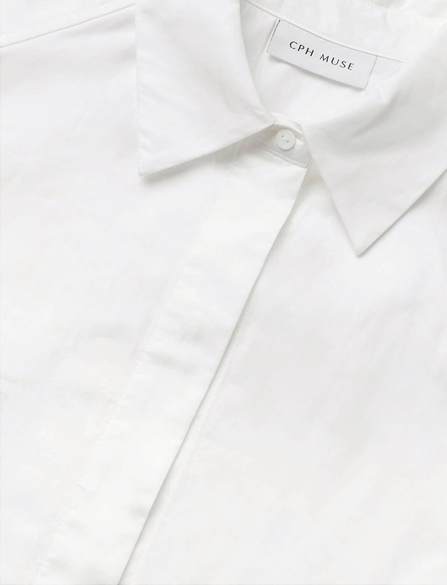 Copenhagen Muse - CMMELANIE-SHIRT - langärmlige hemden - bright white - 4