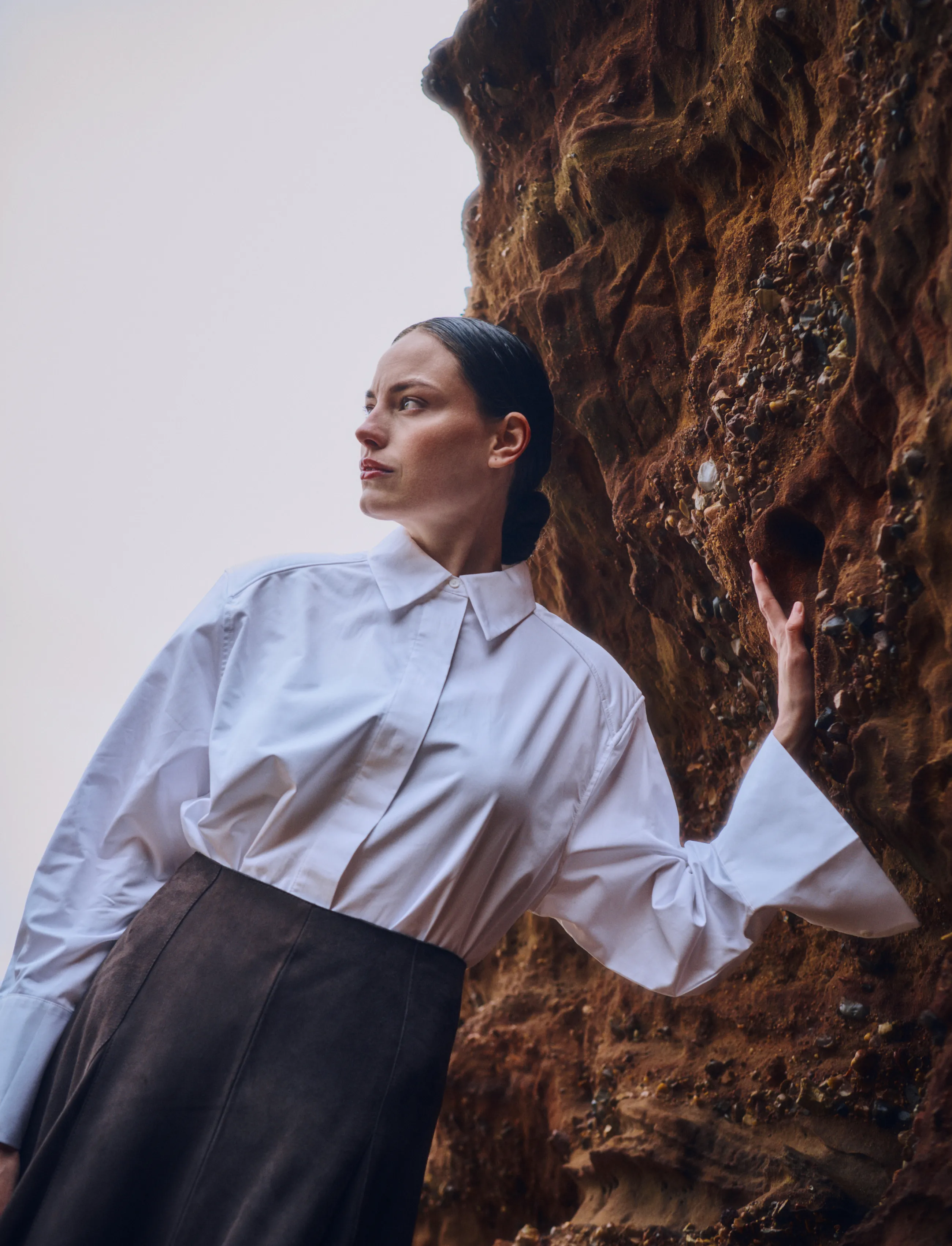 Copenhagen Muse - CMSKILAR-SKIRT - leather skirts - mulch - 3