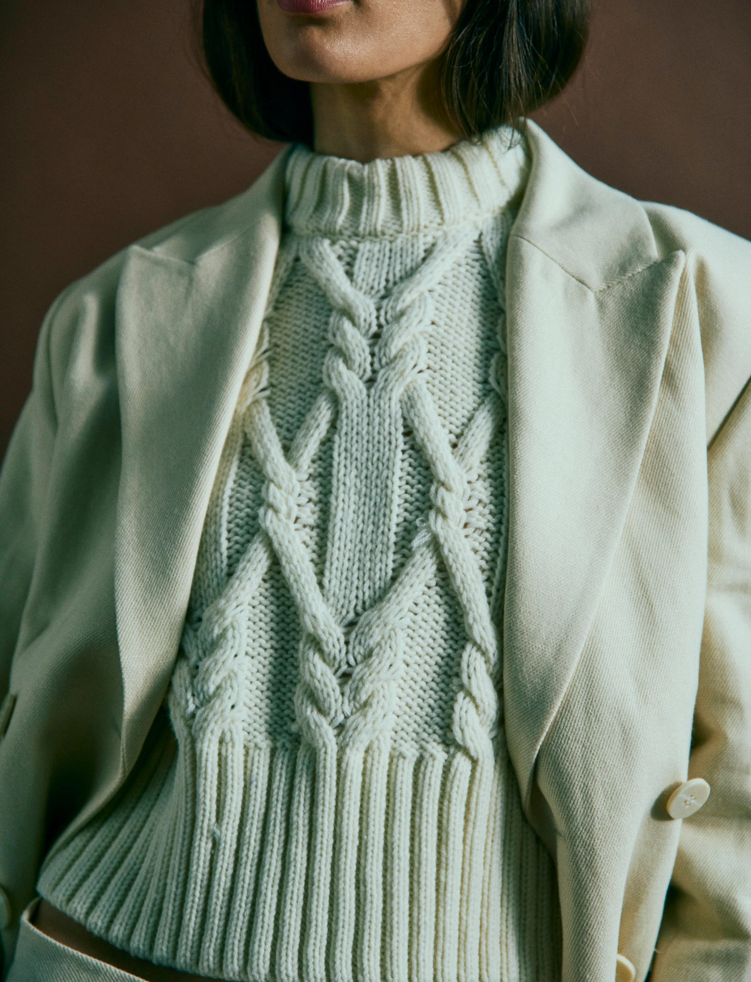 Copenhagen Muse - CMMAGLE-VEST - knitted vests - jet stream - 3