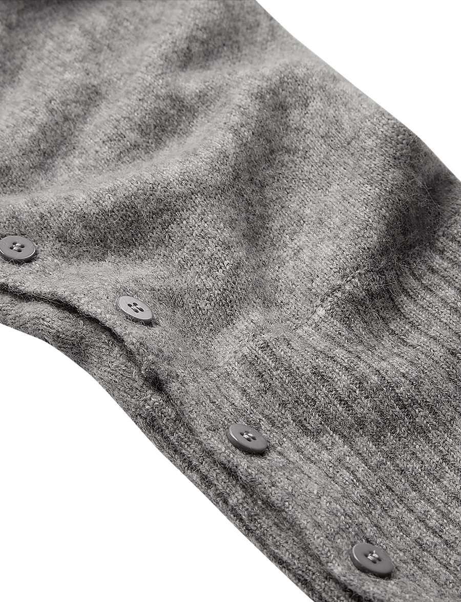 Copenhagen Muse - CMRYLIA-PULLOVER - crop tops - med. grey melange - 2