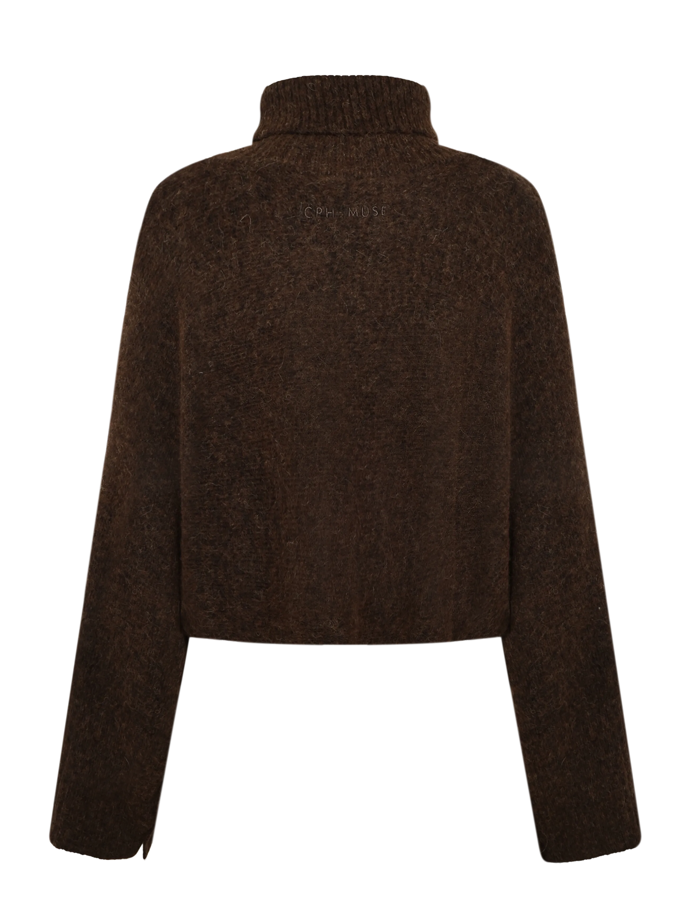 Copenhagen Muse - CMRYLIA-PULLOVER - crop tops - mulch - 2