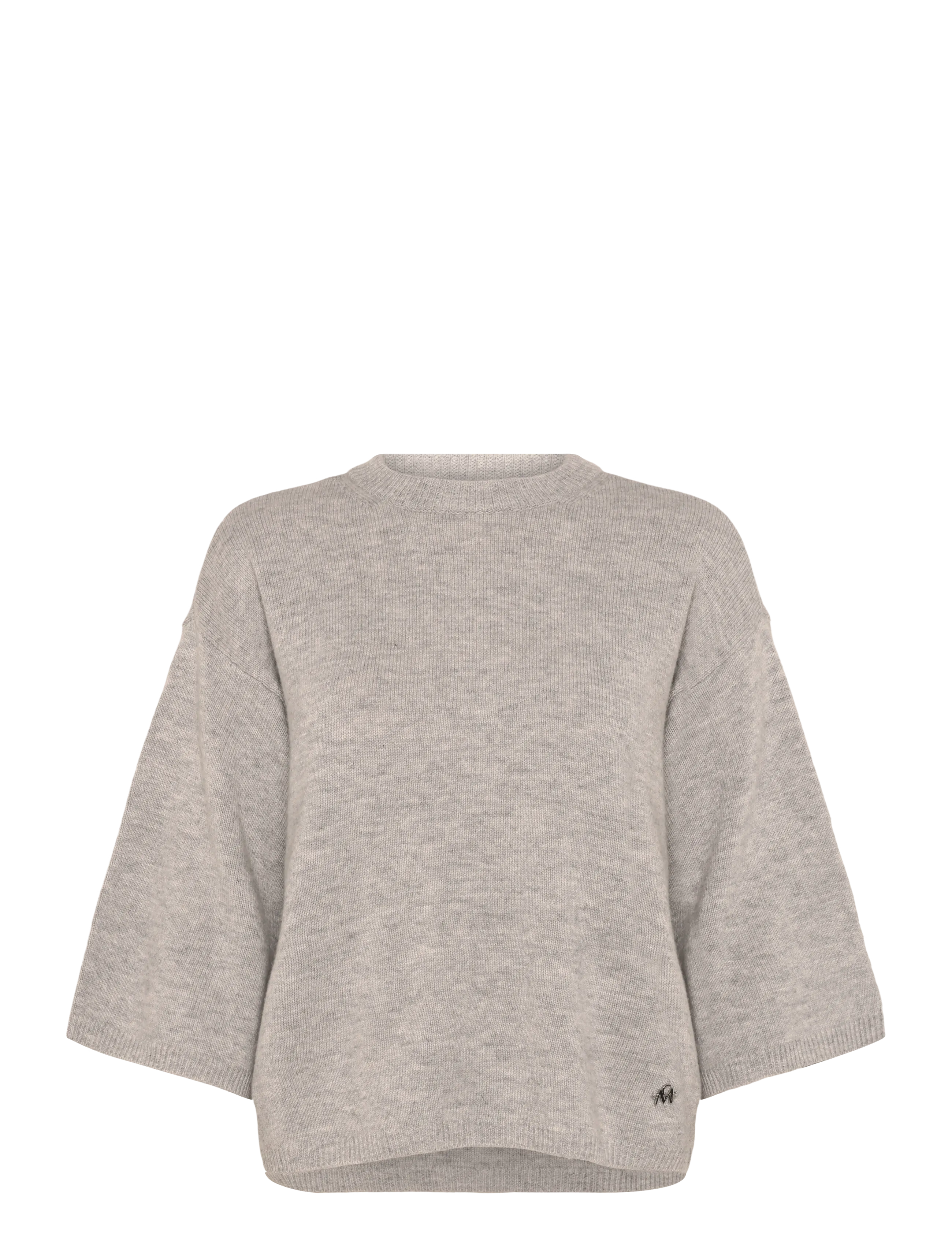 Copenhagen Muse CMSIENNA-PULLOVER - Mode trends - HIGH-RISE MELANGE / grey