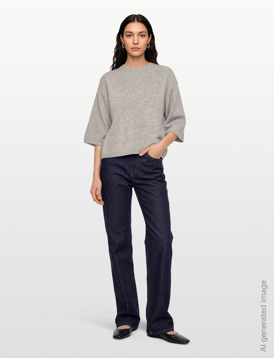 Copenhagen Muse - CMSIENNA-PULLOVER - stickade tröjor - high-rise melange - 0
