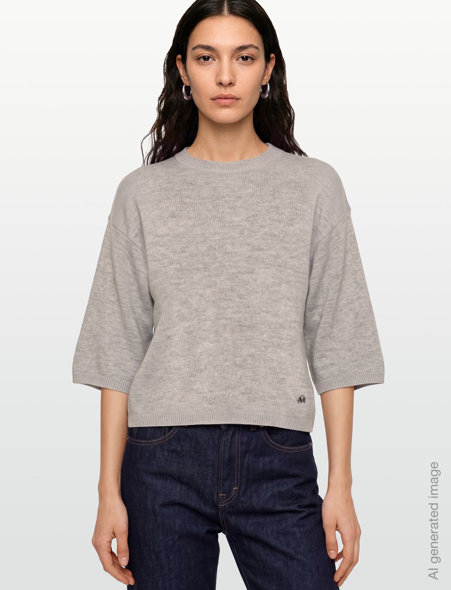 Copenhagen Muse - CMSIENNA-PULLOVER - stickade tröjor - high-rise melange - 3