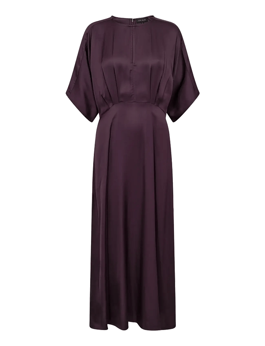 Copenhagen Muse - CMVERA-DRESS - midikleidid - plum perfect 19-3316 - 0