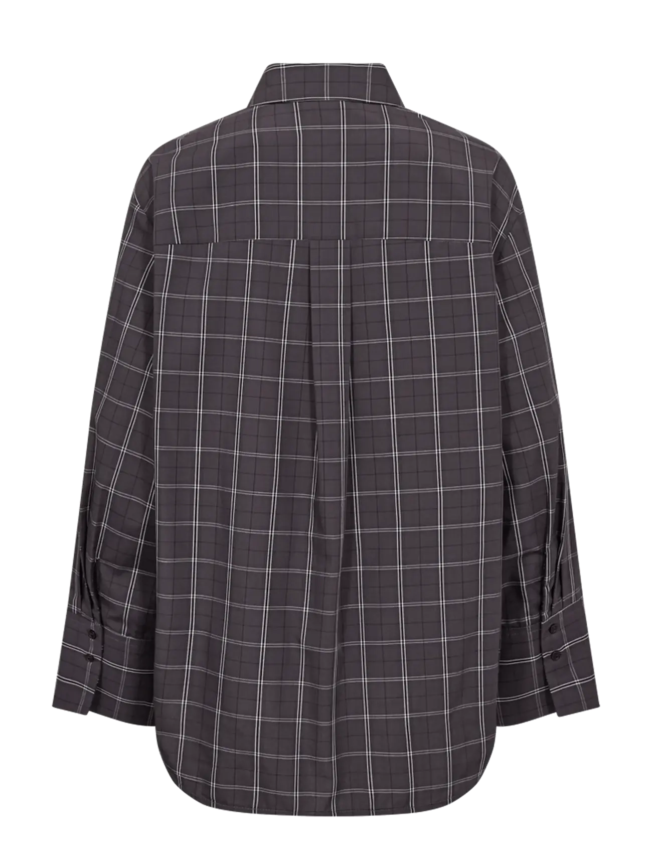 Copenhagen Muse - CMAURORA-SHIRT - gray pinstripe w. black - 2