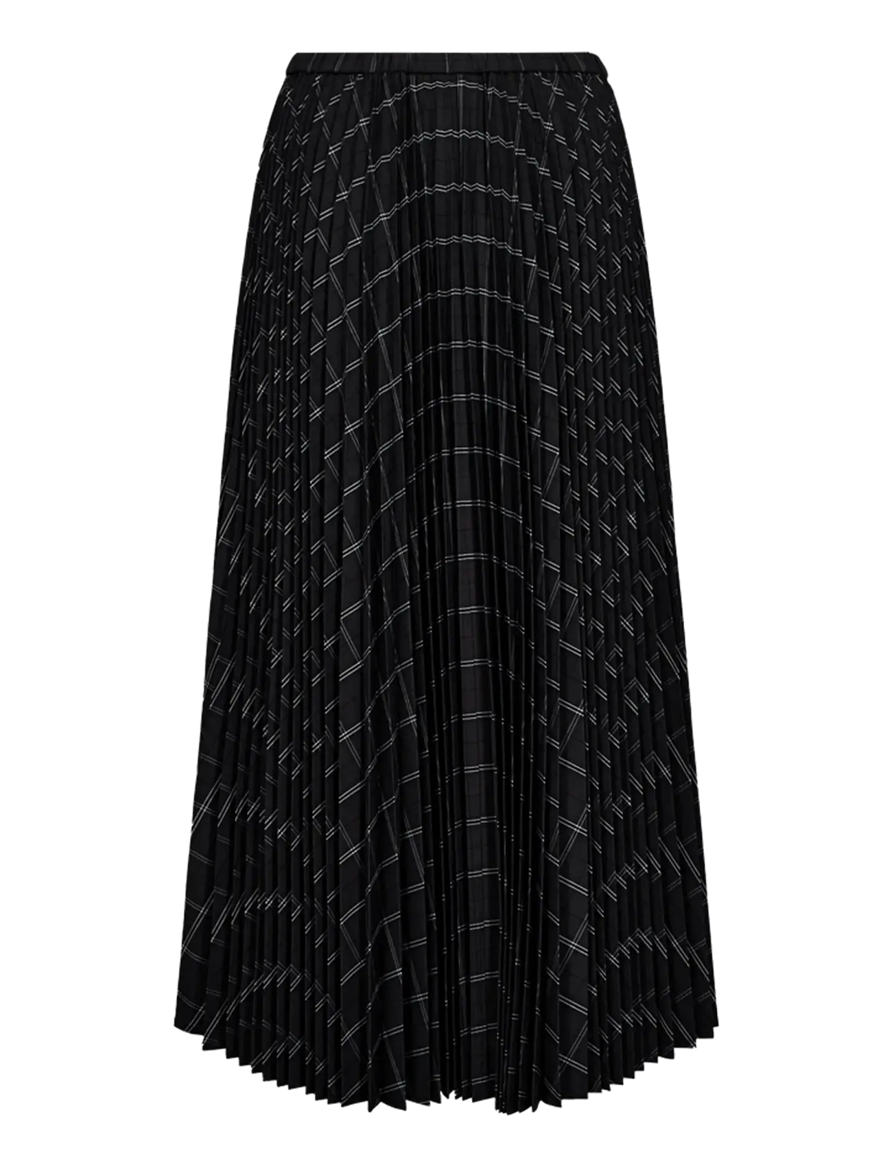 Copenhagen Muse - CMAURORA-SKIRT - gray pinstripe w. black - 2