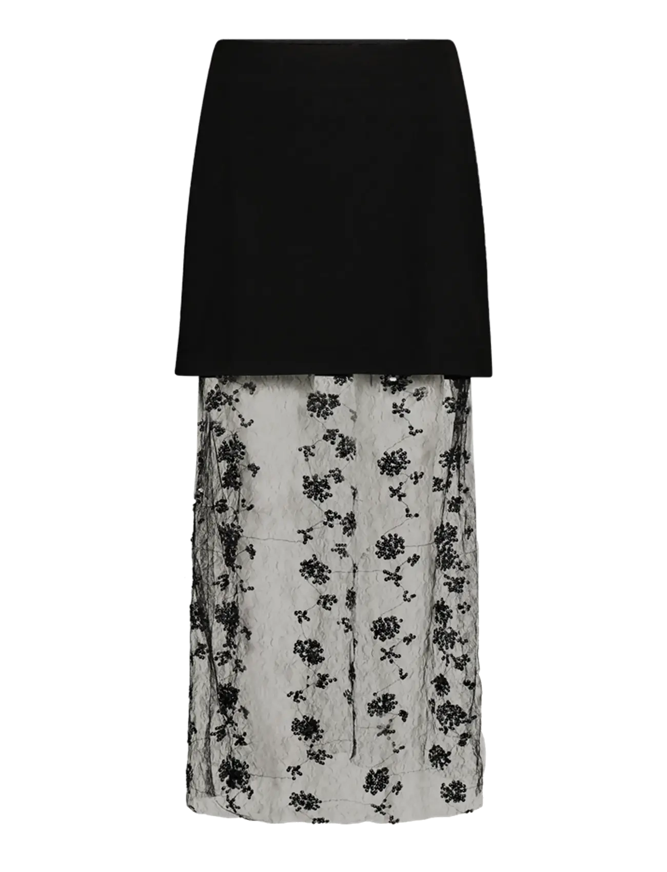 Copenhagen Muse CMWENJA-SKIRT - Pailletten-Röcke - BLACK / black
