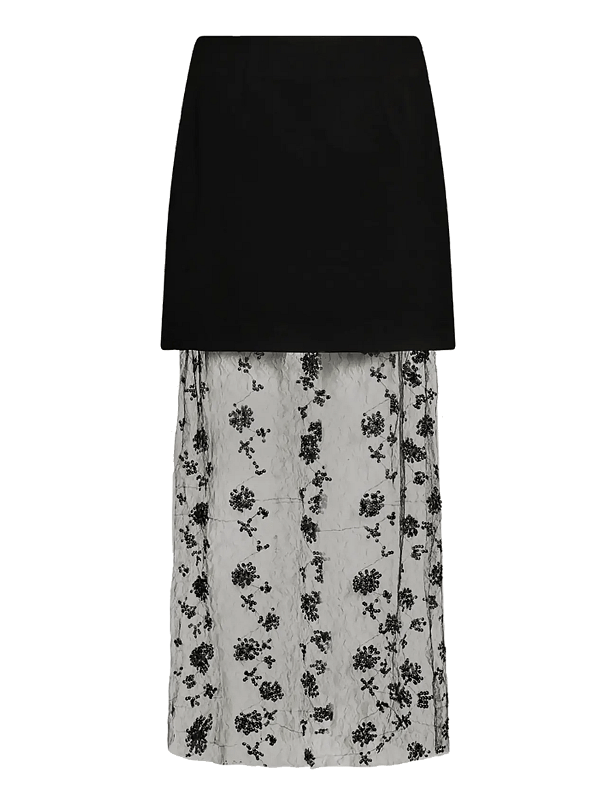 Copenhagen Muse - CMWENJA-SKIRT - pailletten-röcke - black - 1
