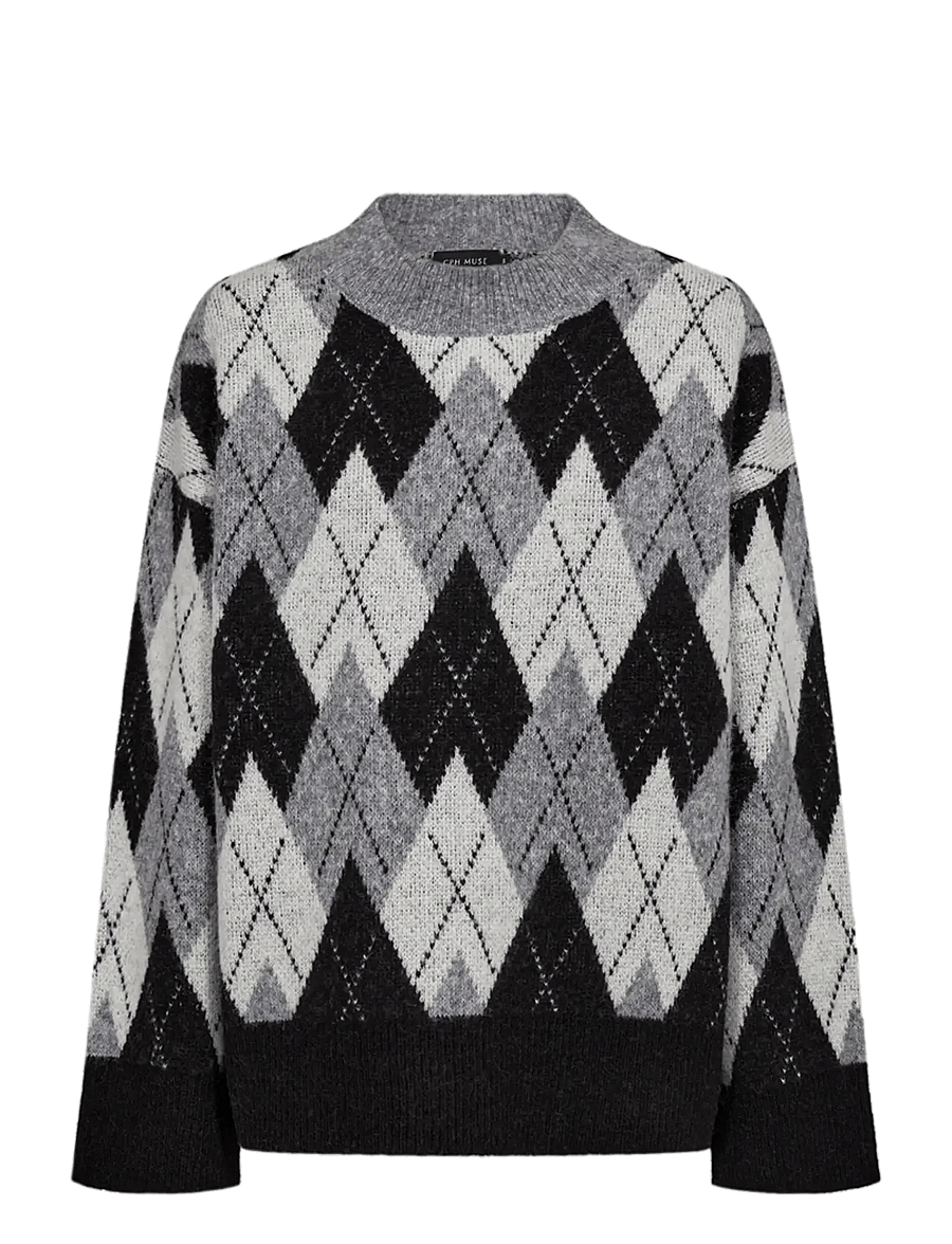 Copenhagen Muse - CMARGY-PULLOVER - december sky w. jet stream - 1