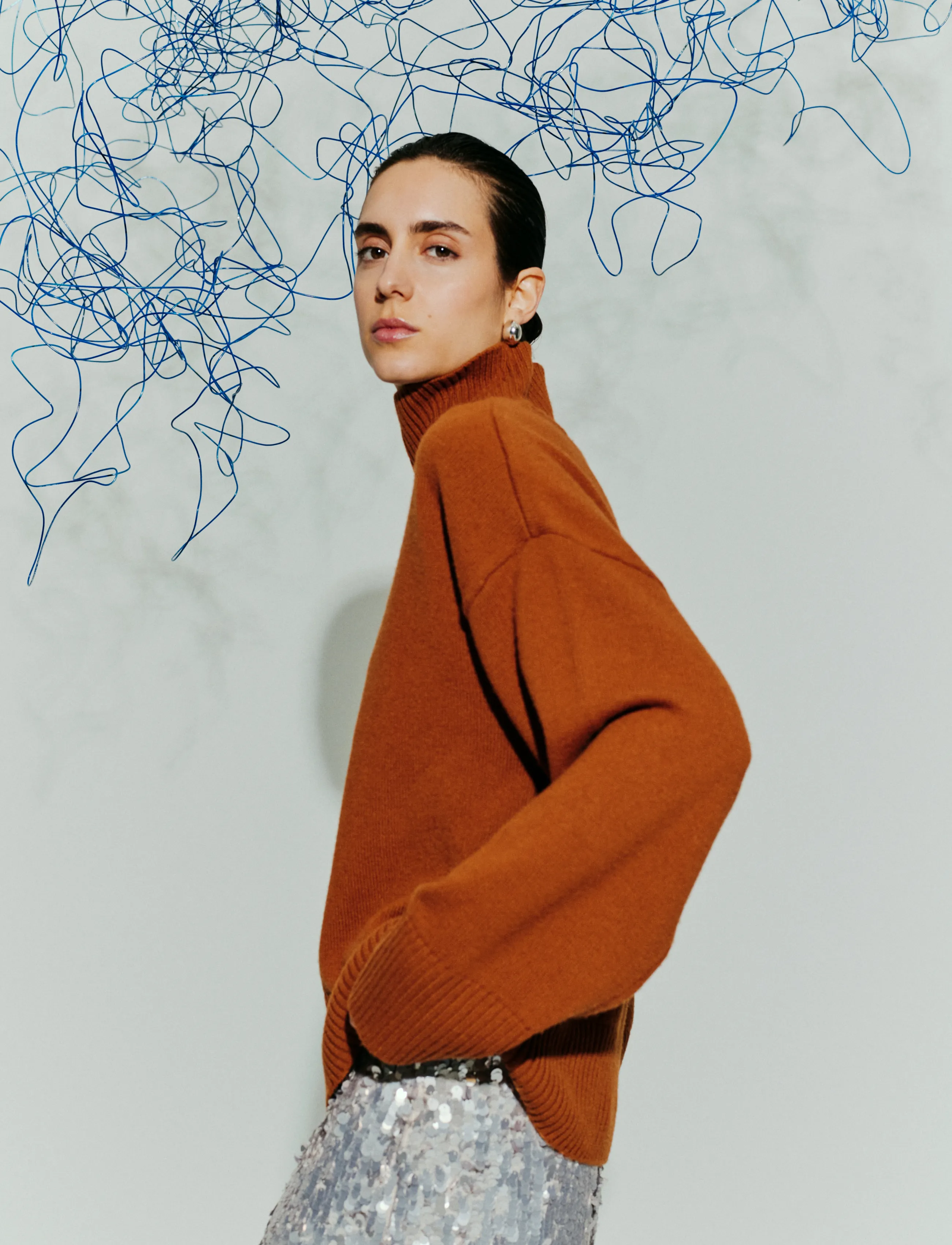 Copenhagen Muse - CMSIENNA-PULLOVER - striktrøjer - umber - 0