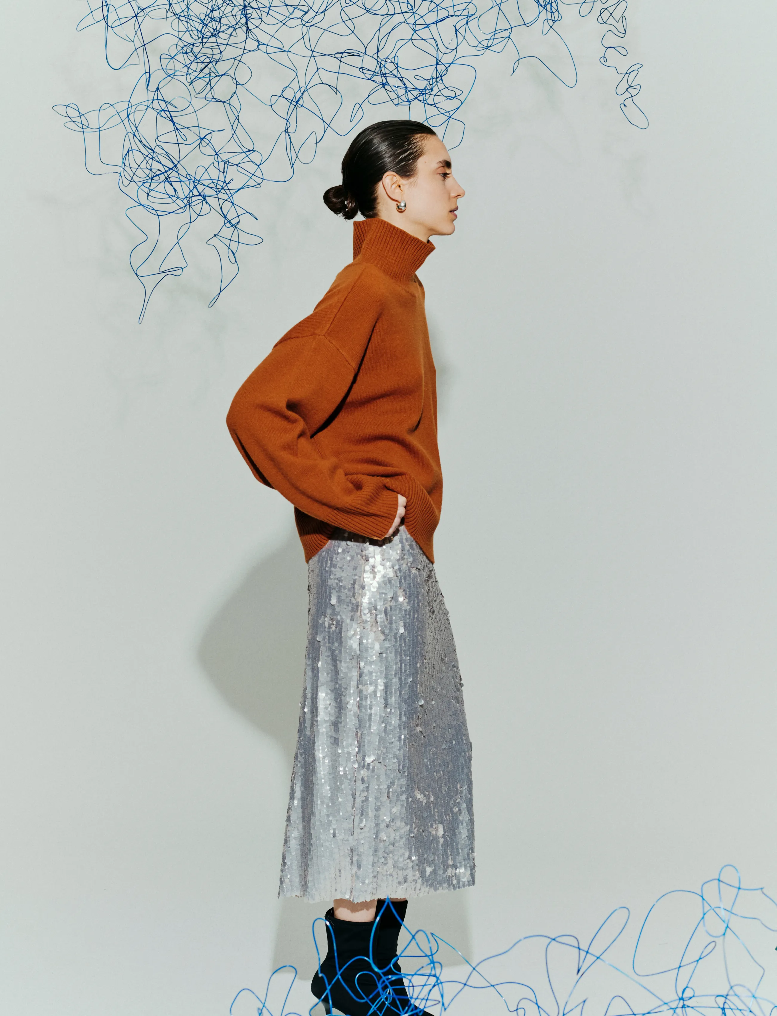 Copenhagen Muse - CMSIENNA-PULLOVER - striktrøjer - umber - 3