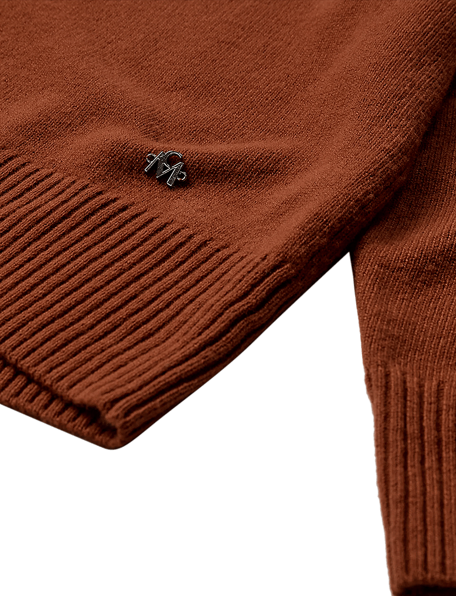 Copenhagen Muse - CMSIENNA-PULLOVER - striktrøjer - umber - 5