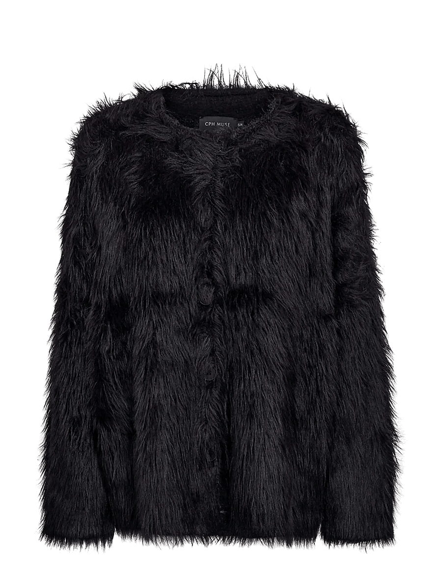 Copenhagen Muse - CMULA-CARDIGAN - koftor - black - 0