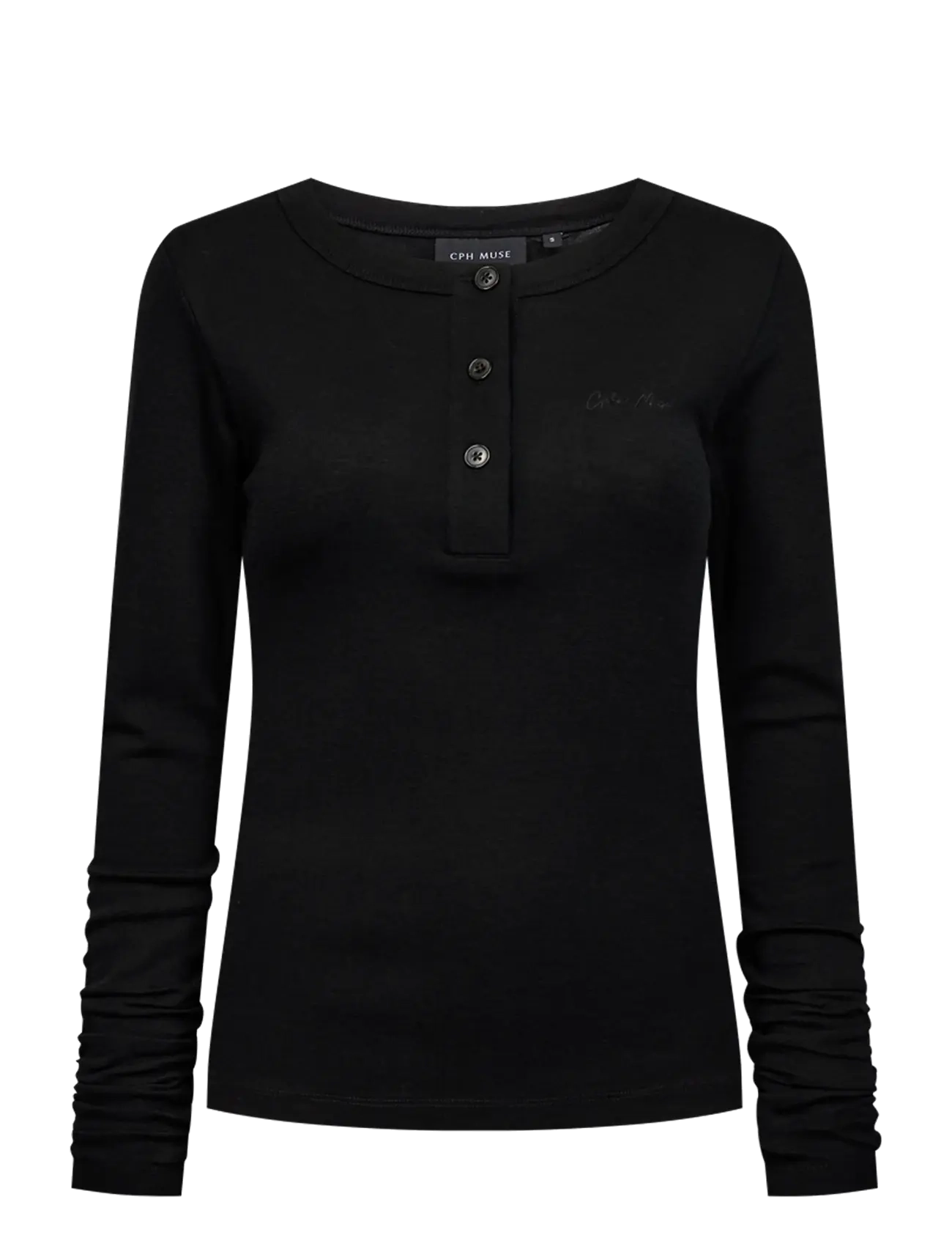 Copenhagen Muse CMSIA-BLOUSE - T-shirts & Toppe - BLACK / black