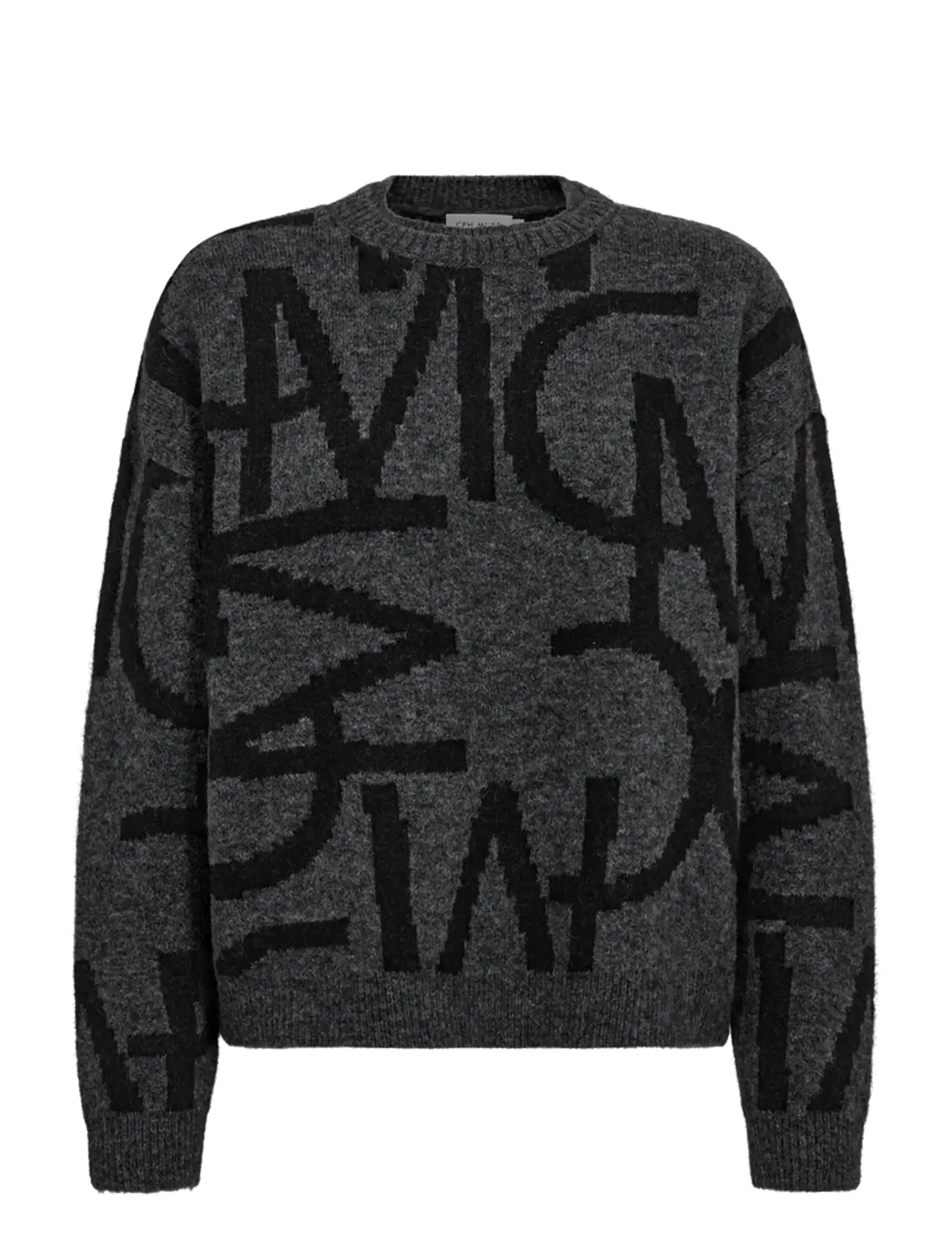 Copenhagen Muse CMIBRA-PULLOVER - Cph Muse - BLACK W. GRAY PINSTRIPE / grey