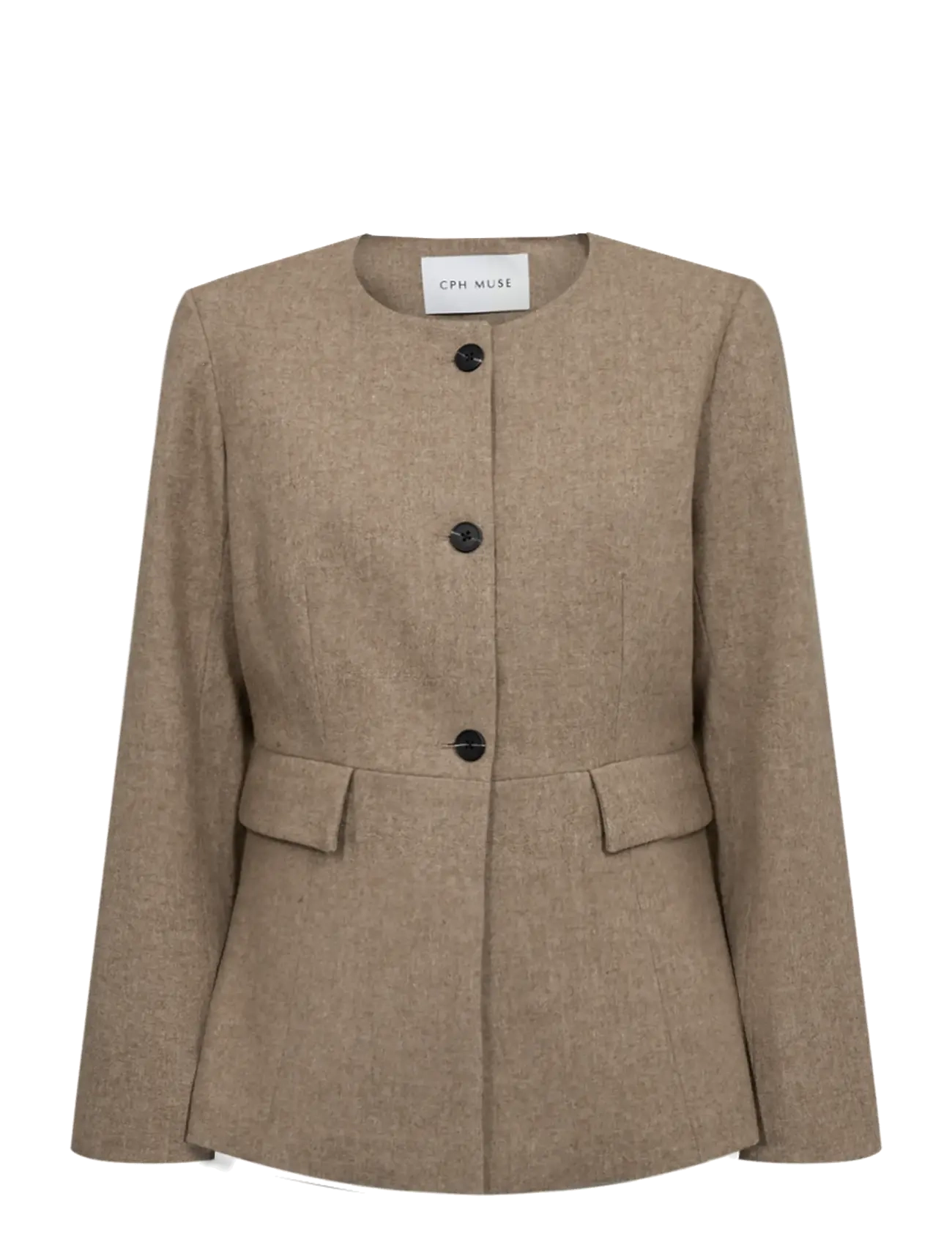 Copenhagen Muse CMIVEE-BLAZER - Kleidung - WINTER TWIG MELANGE / beige
