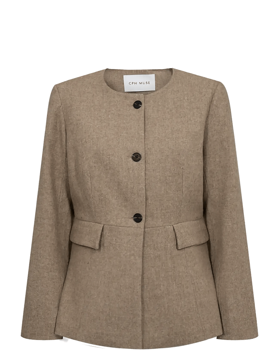 Copenhagen Muse - CMIVEE-BLAZER - enkeltradede blazere - winter twig melange - 1