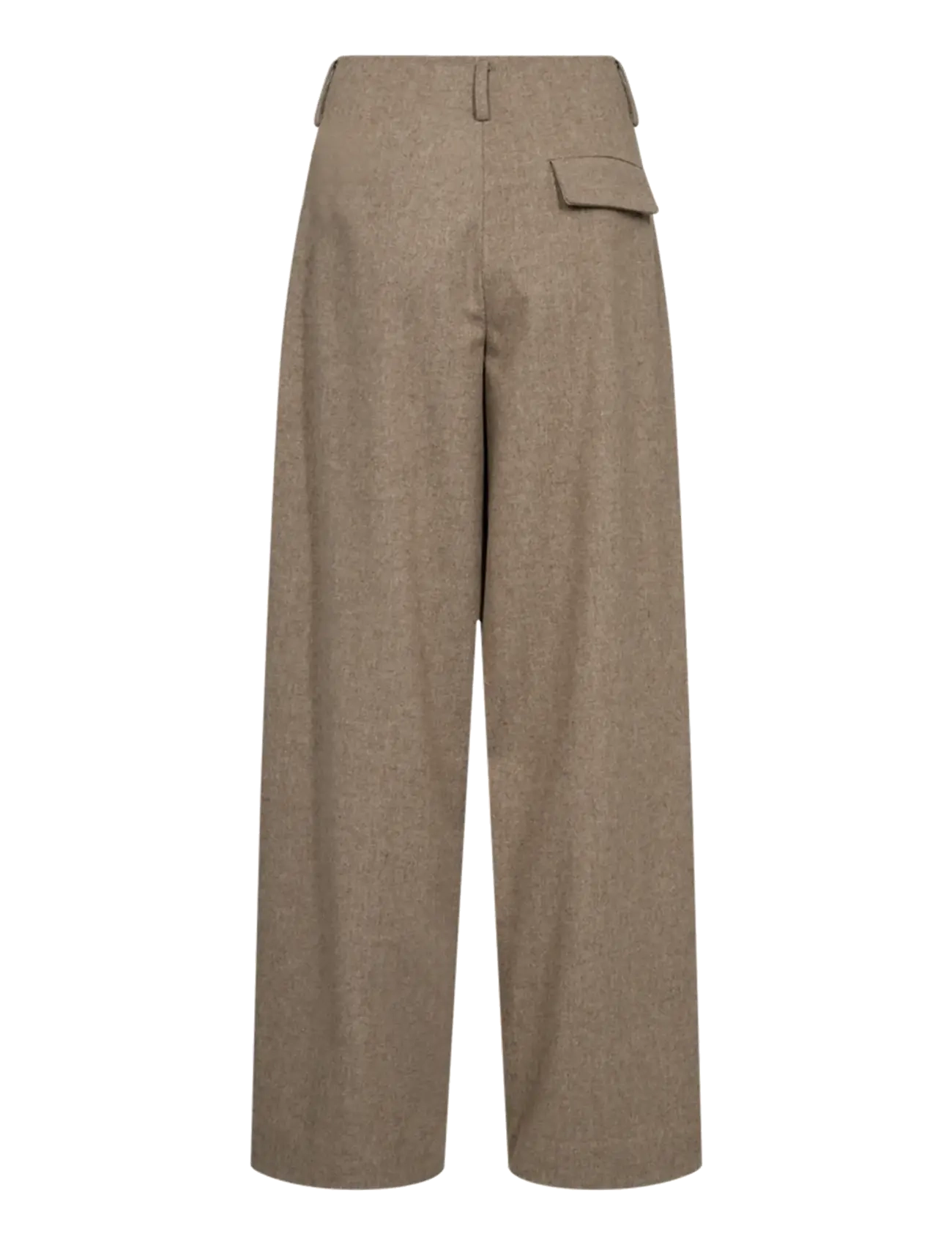 Copenhagen Muse - CMIVEE-PANTS - bukser med brede ben - winter twig melange - 2
