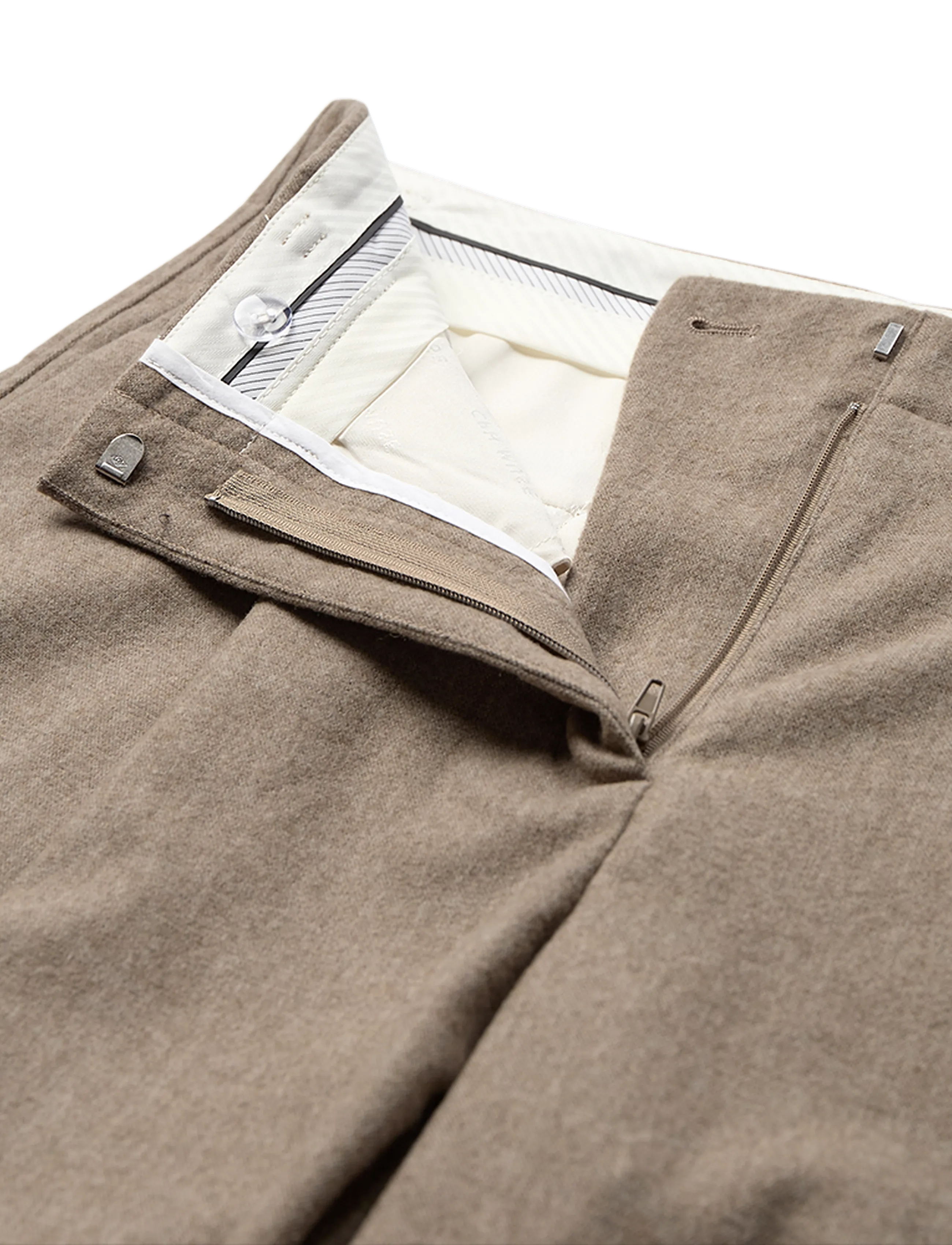 Copenhagen Muse - CMIVEE-PANTS - bukser med brede ben - winter twig melange - 5