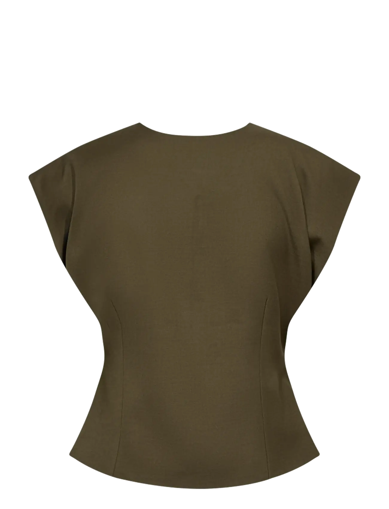 Copenhagen Muse - CMTENNA-WAISTCOAT - westen - ivy green melange - 1