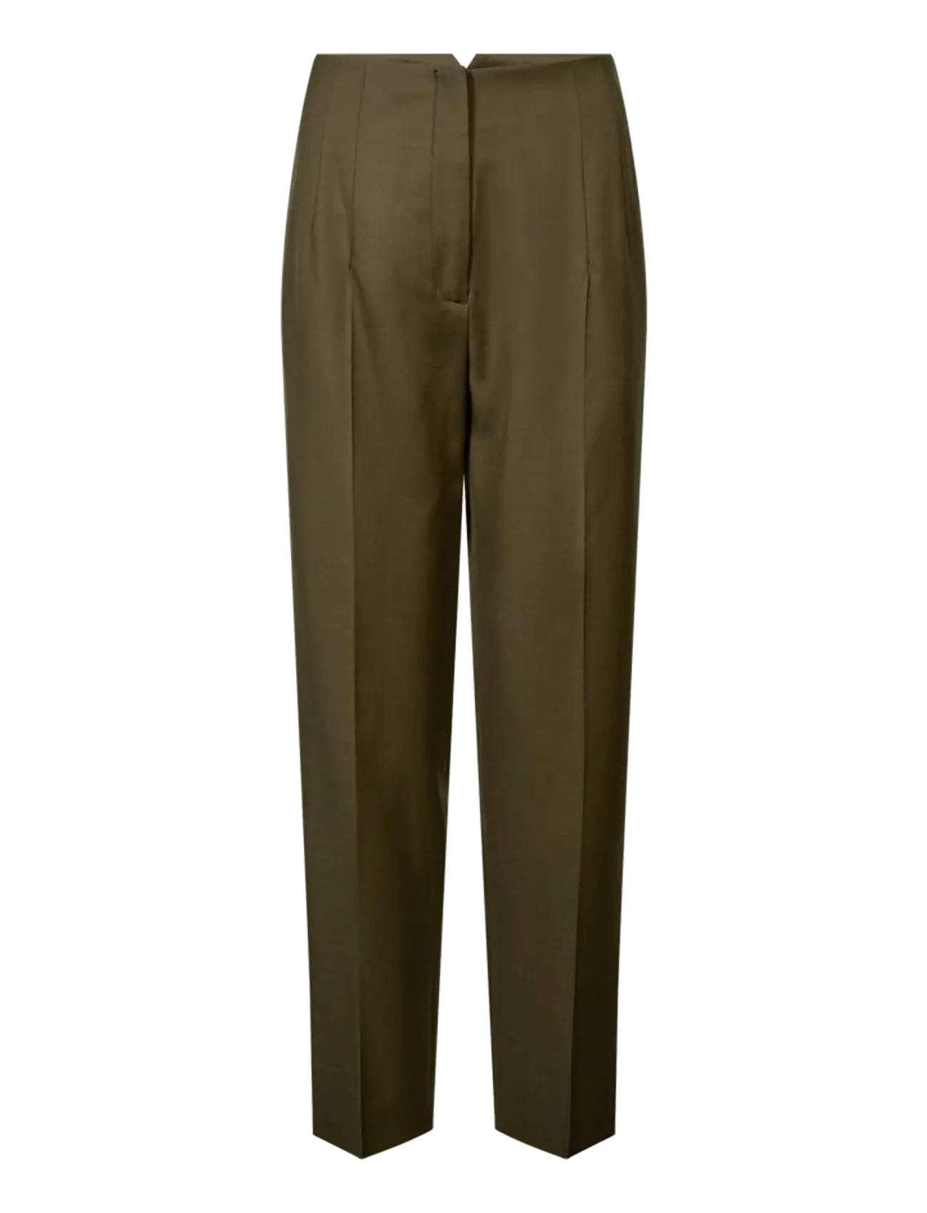 Copenhagen Muse - CMTENNA-PANTS - kostymbyxor - ivy green melange - 1