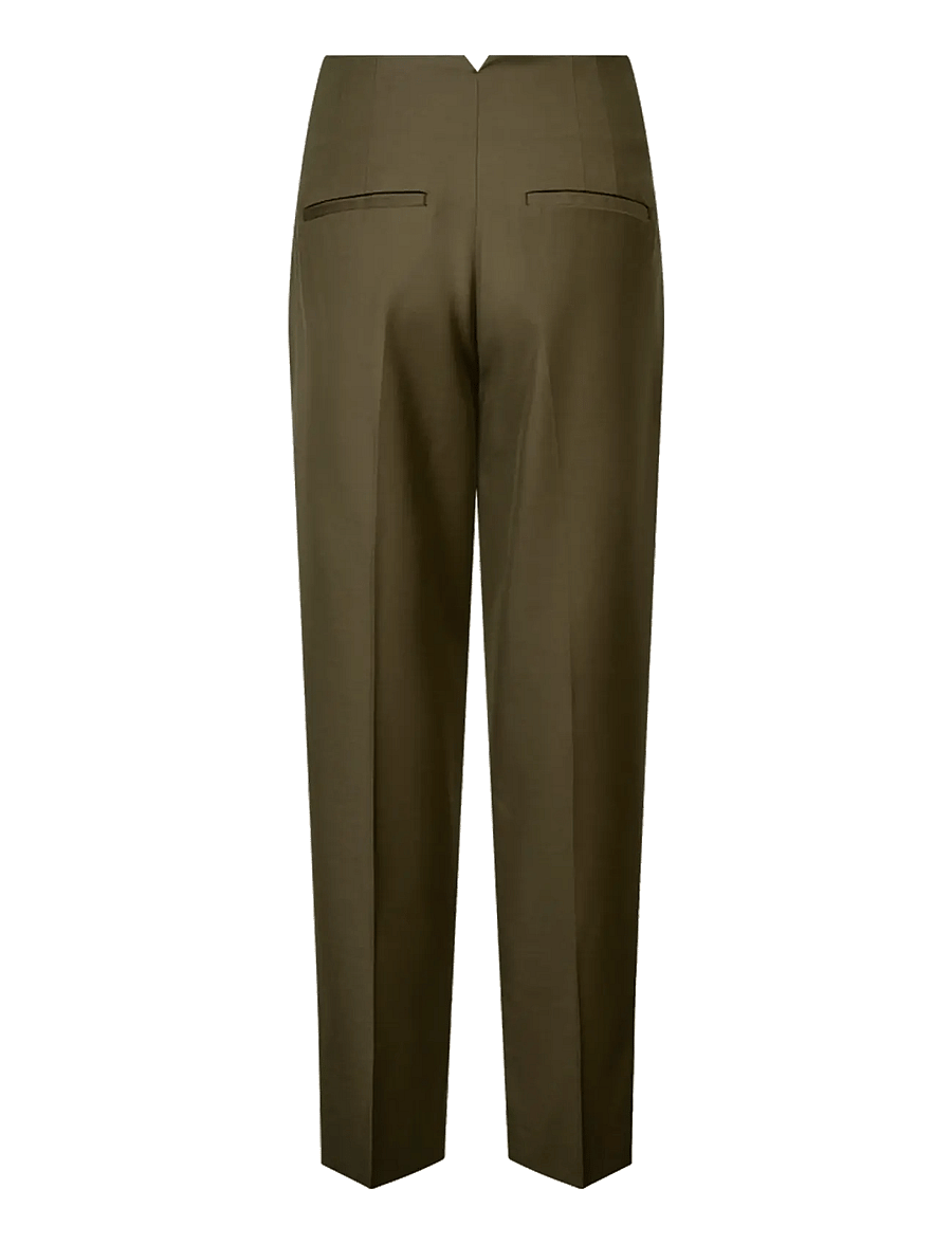 Copenhagen Muse - CMTENNA-PANTS - kostymbyxor - ivy green melange - 2