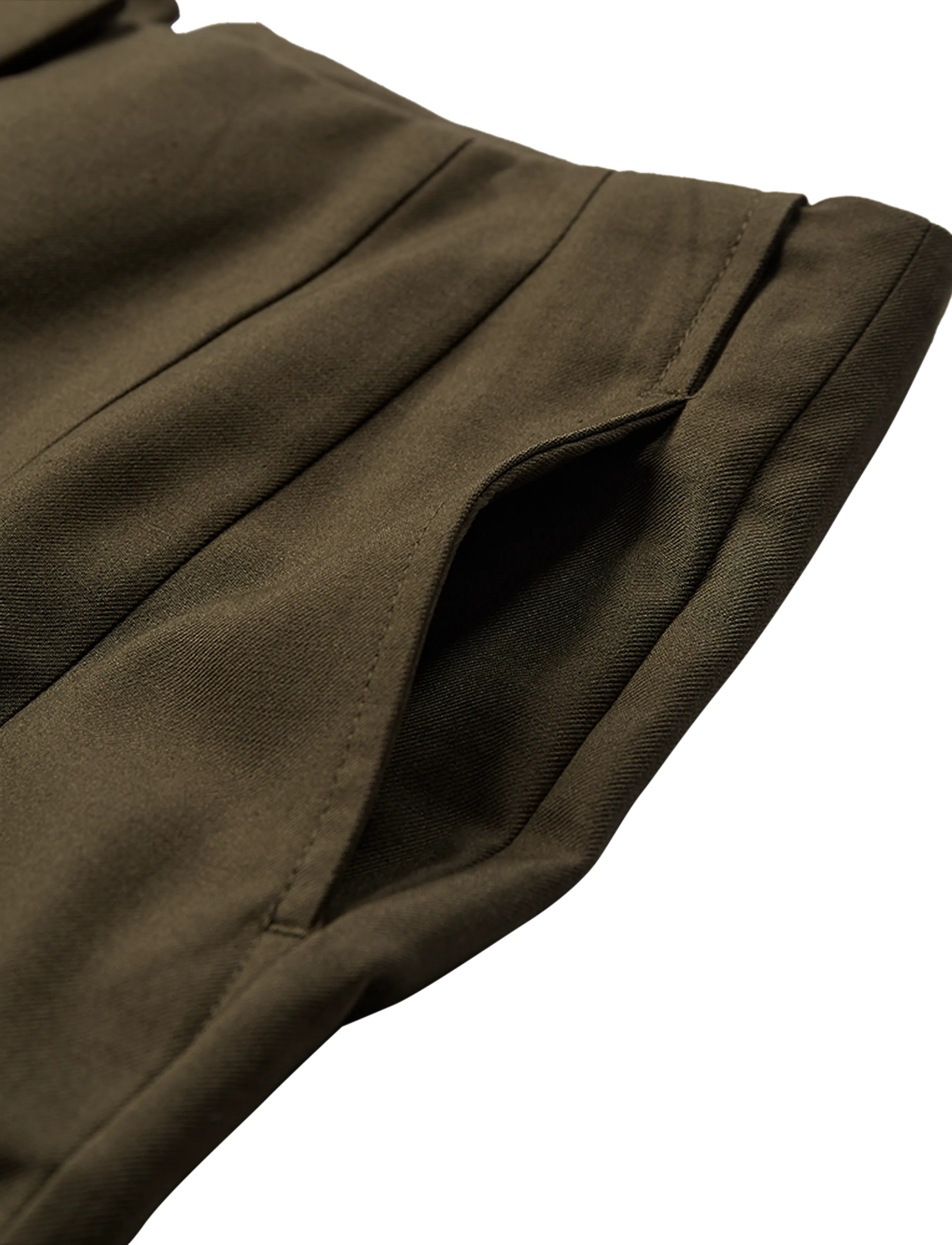 Copenhagen Muse - CMTENNA-PANTS - kostymbyxor - ivy green melange - 3