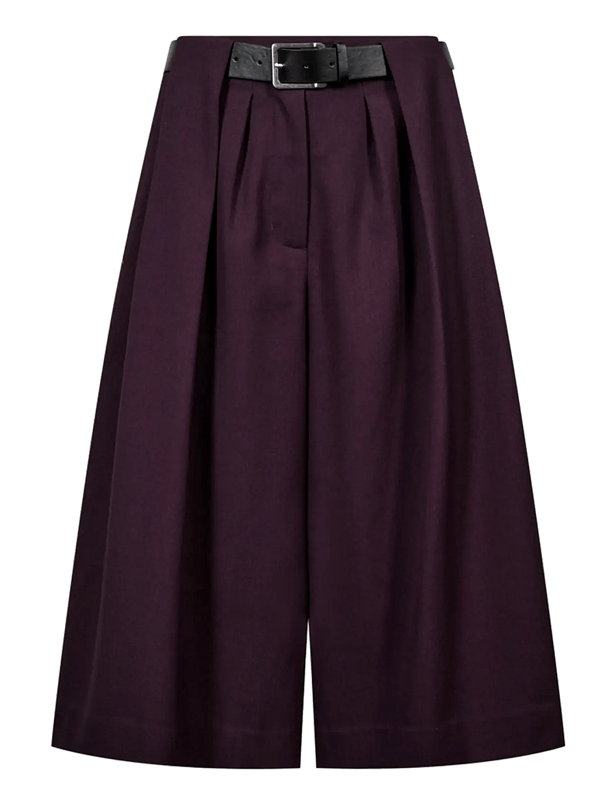 Copenhagen Muse - CMTAILOR-PANTS - bermudashorts - plum perfect melange - 0