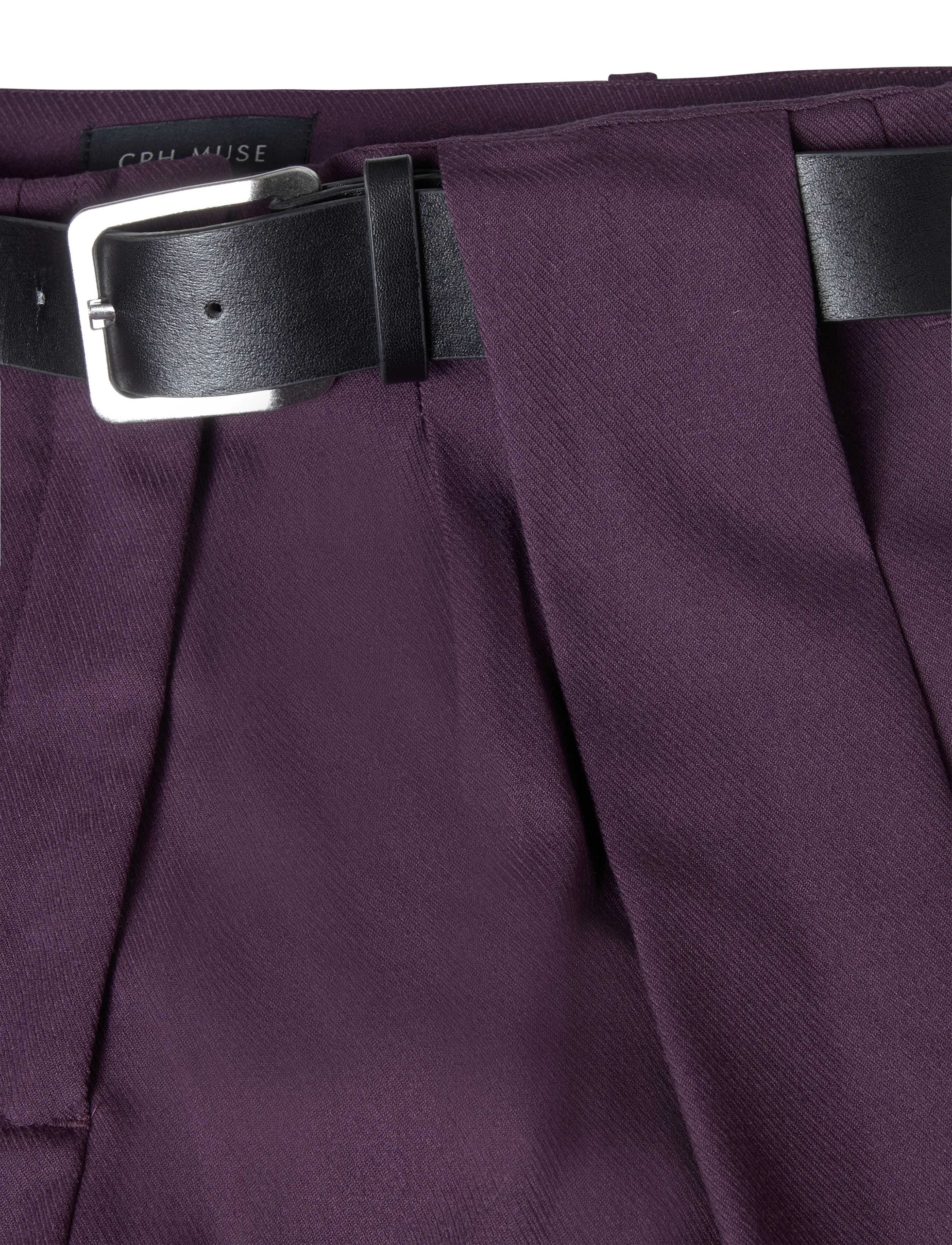 Copenhagen Muse - CMTAILOR-PANTS - bermudashorts - plum perfect melange - 2