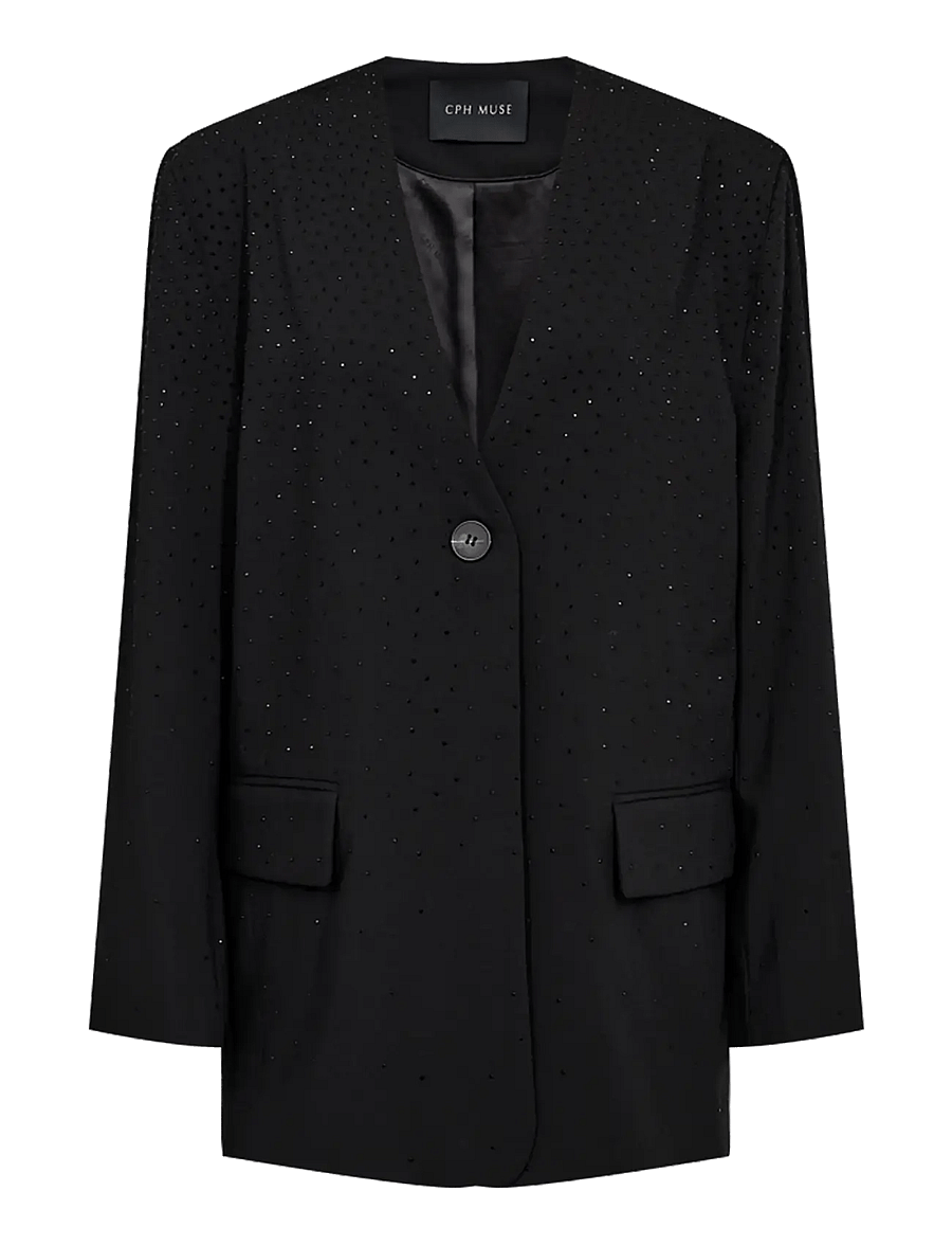 Copenhagen Muse - CMNIGHTLY-BLAZER - einreihige blazer - black - 1