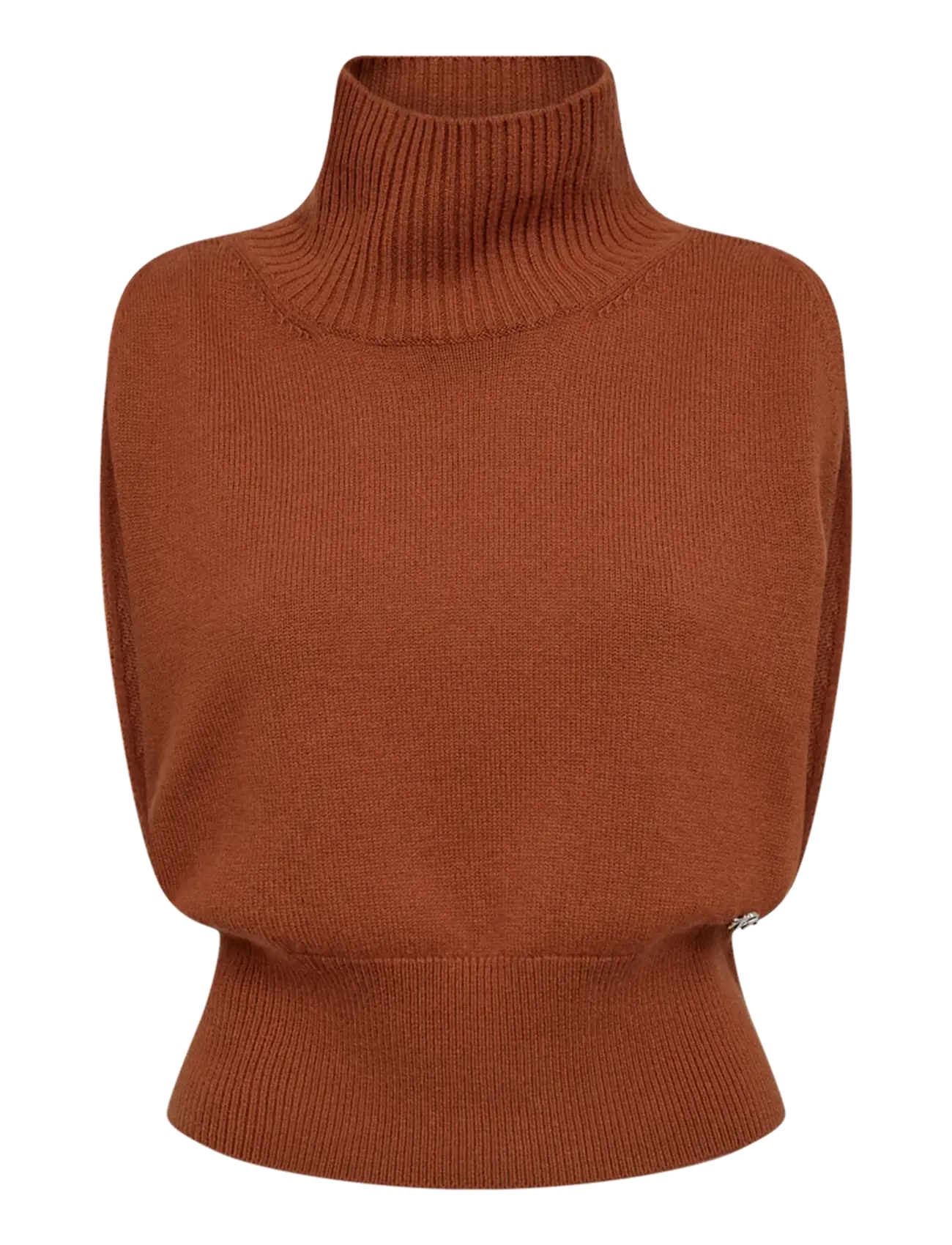 Copenhagen Muse CMSIENNA-WAISTCOAT - Strik - UMBER / brown
