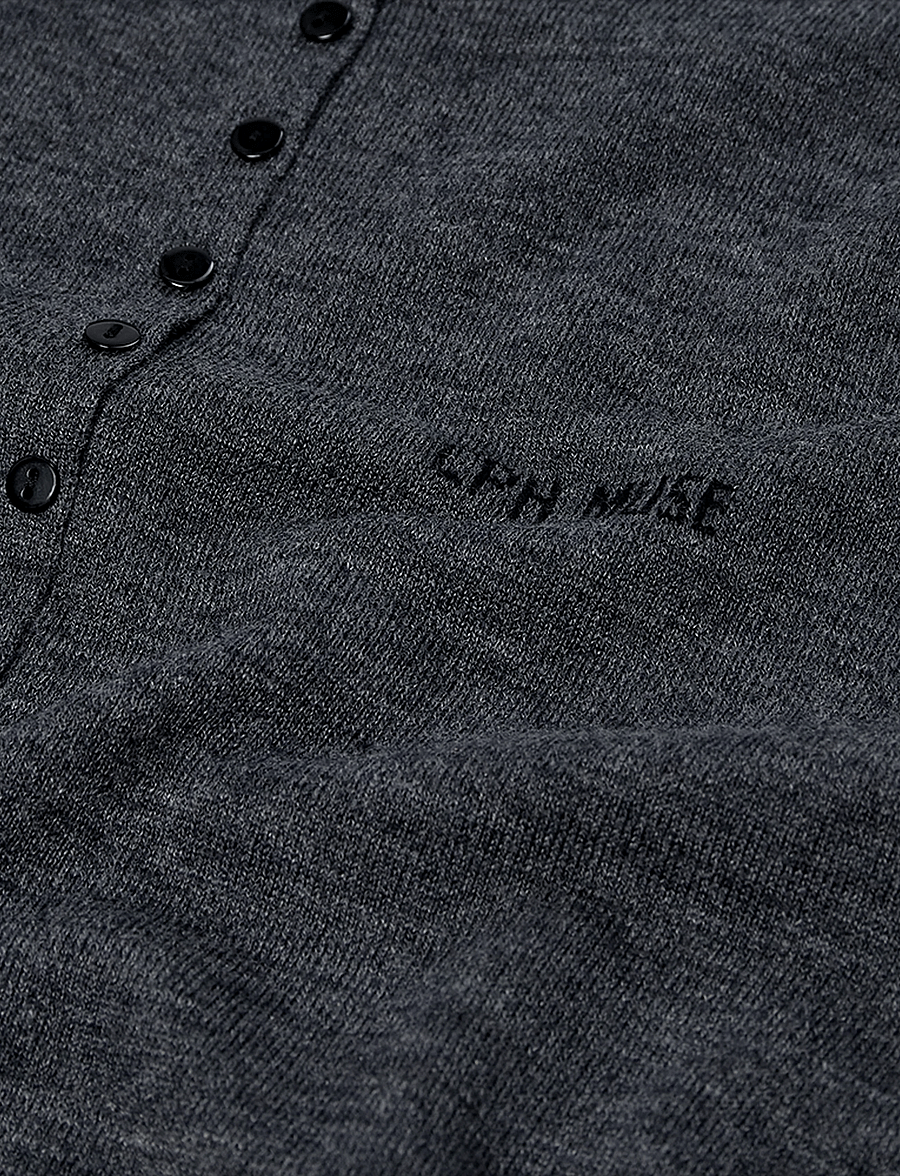 Copenhagen Muse - CMKENNA-PULLOVER - strickjacken - gray pinstripe - 4