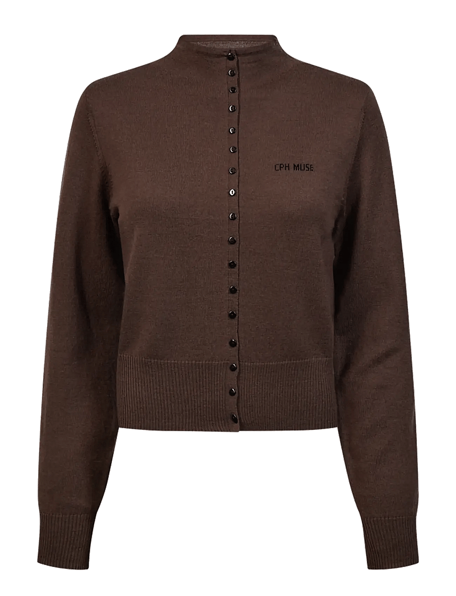 Copenhagen Muse - CMKENNA-PULLOVER - strickjacken - mulch - 0