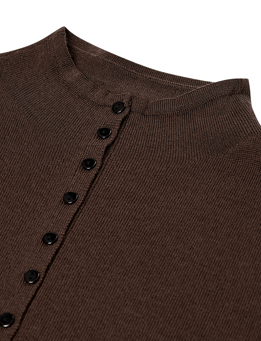 Copenhagen Muse - CMKENNA-PULLOVER - strickjacken - mulch - 2