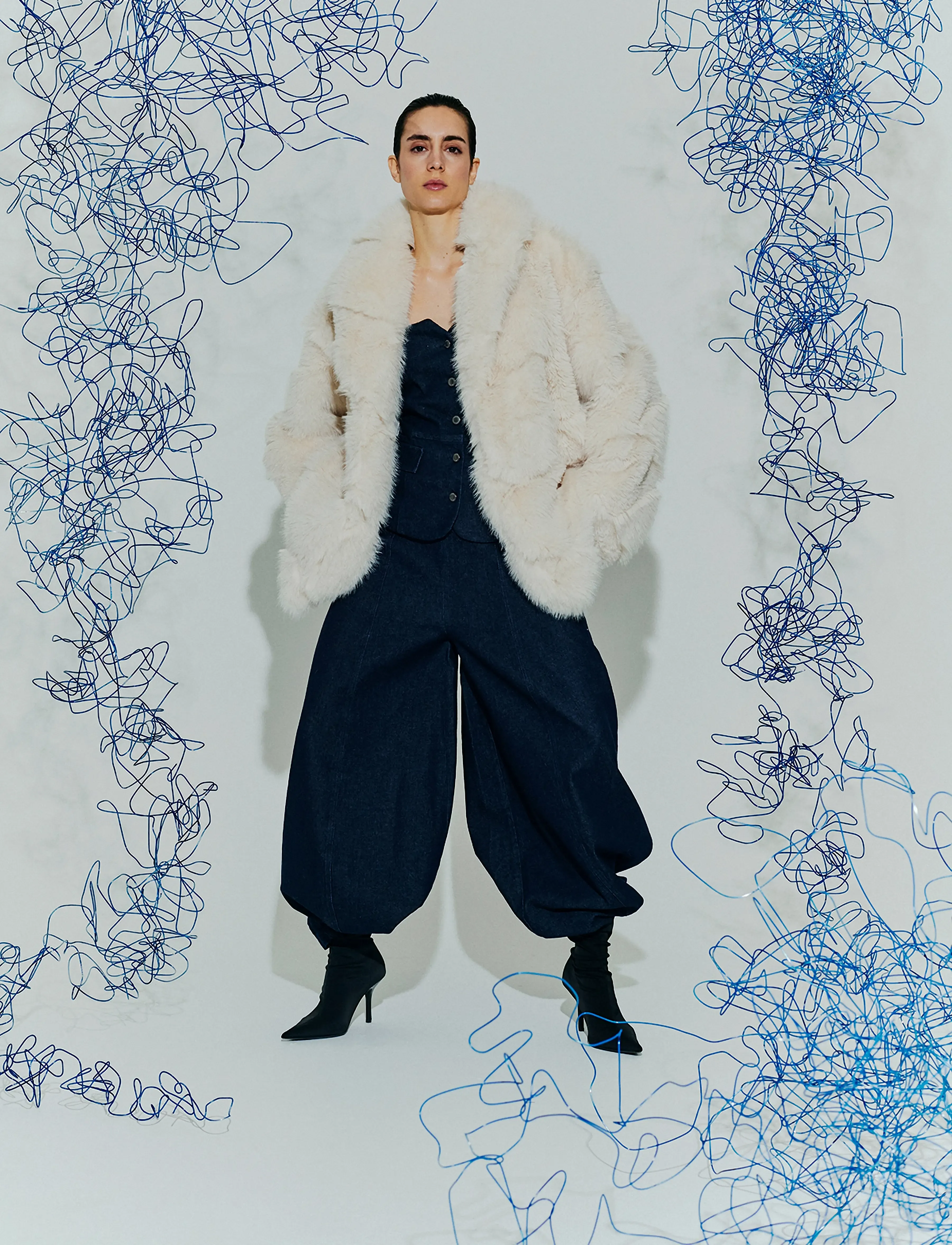 Copenhagen Muse CMLUMA-JACKET - Modetrender - JET STREAM / white