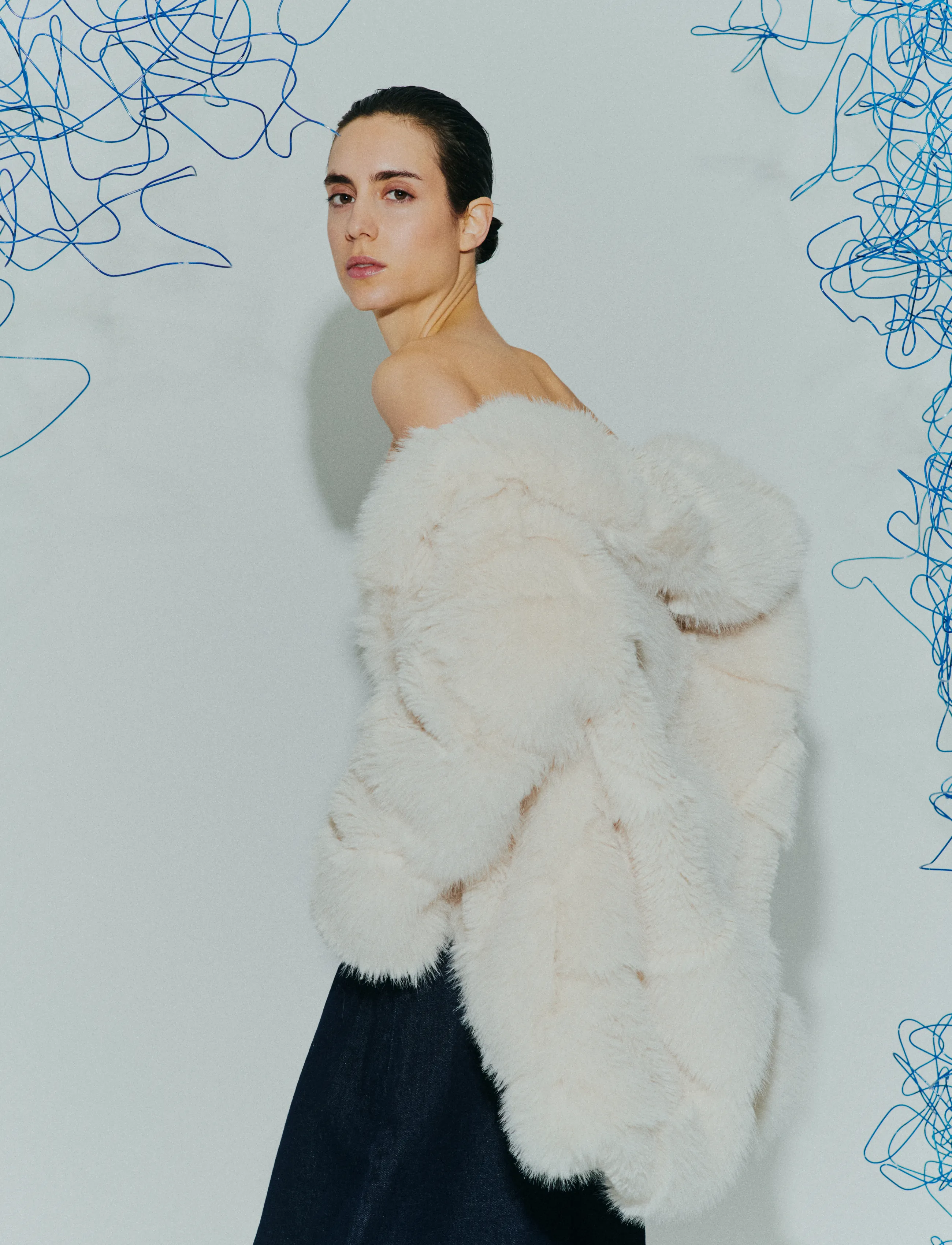 Copenhagen Muse - CMLUMA-JACKET - fuskpäls - jet stream - 5