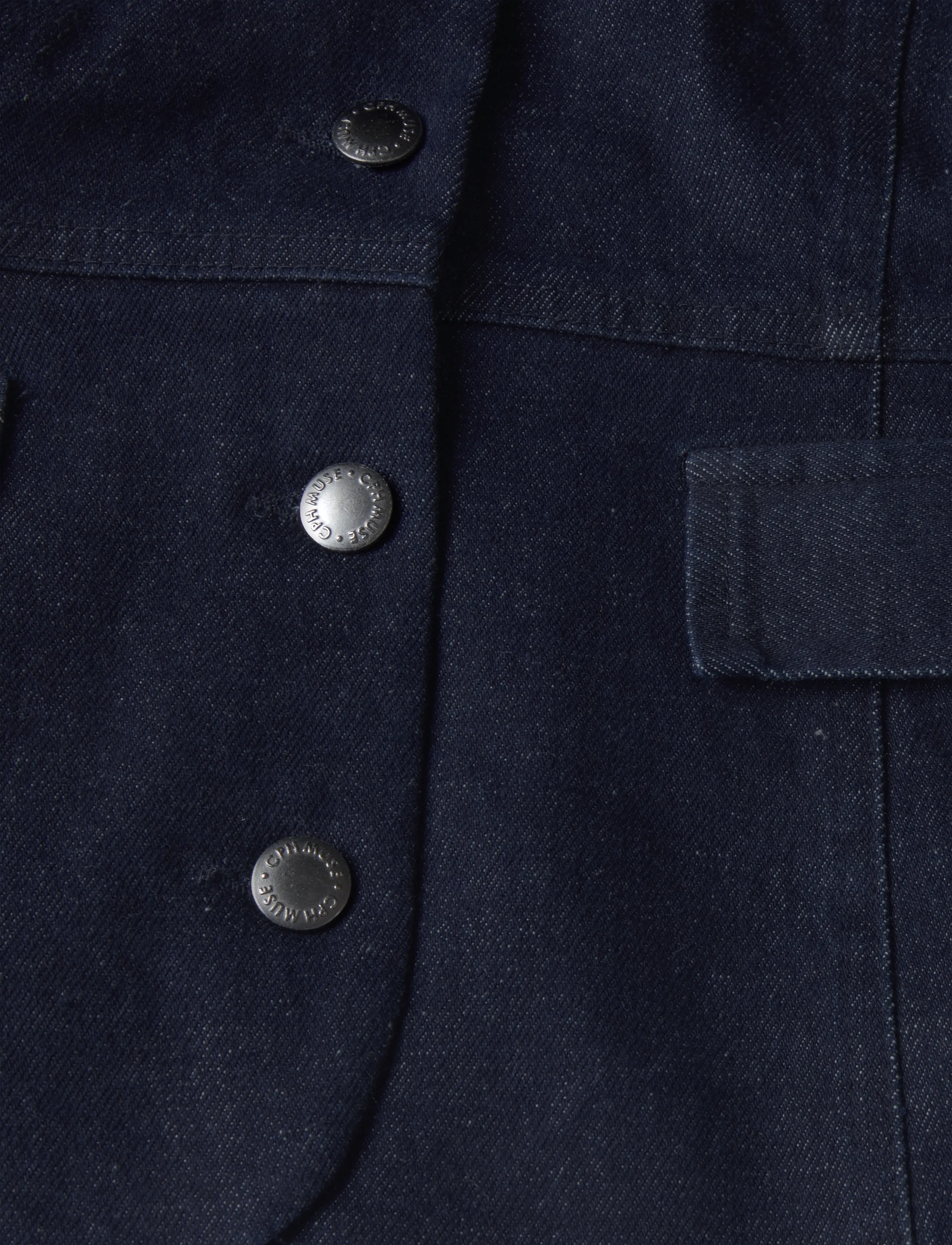 Copenhagen Muse - CMANNAIS-CORSAGE - denim-westen - dark blue denim - 5